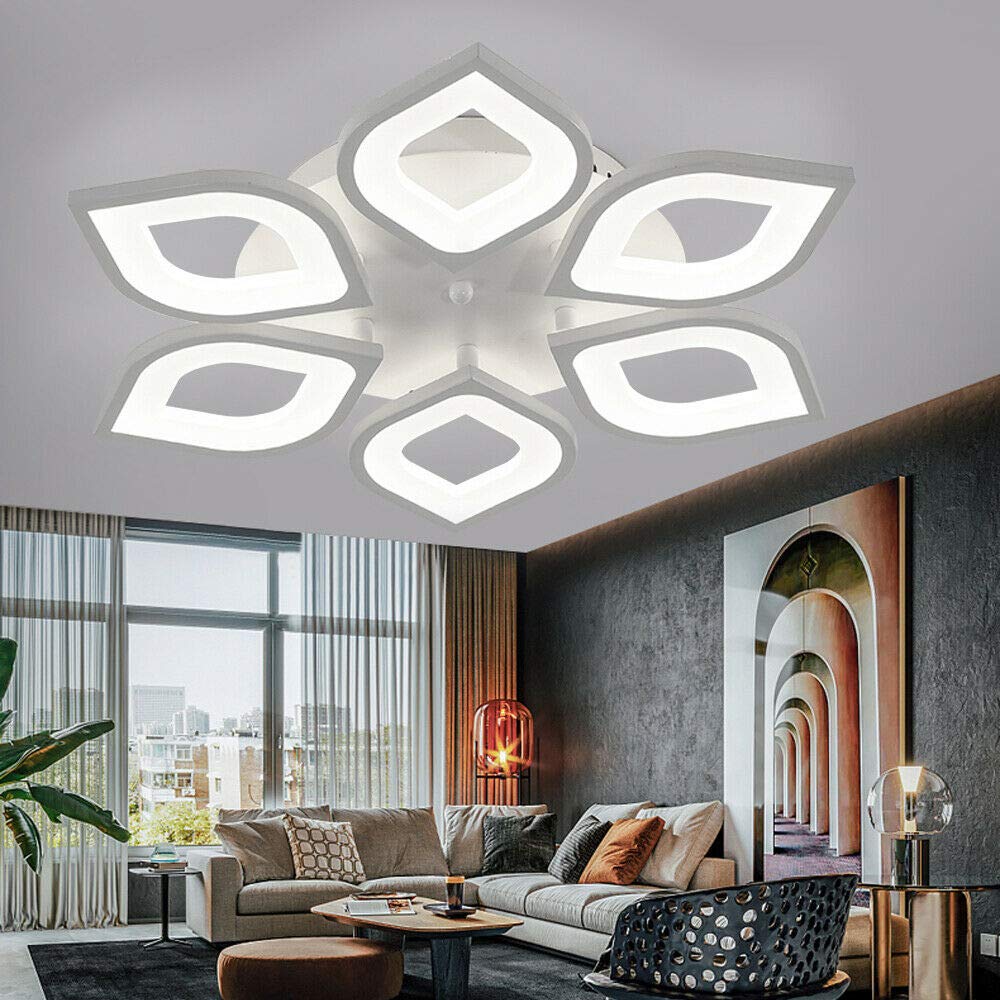 Modern Acrylic LED Pendant Light - Energy Efficient Ceiling Lamp for Dining Room, Living Room, Bedroom | Stylish Lighting Fixture for Home Decor & Interior Design