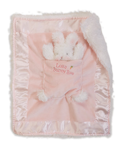 Retired Blossom Lulla Bunny Bye Binkie - Soft Plush Pacifier for Babies & Toddlers - Perfect for Soothing, Naptime, and Bedtime Comfort