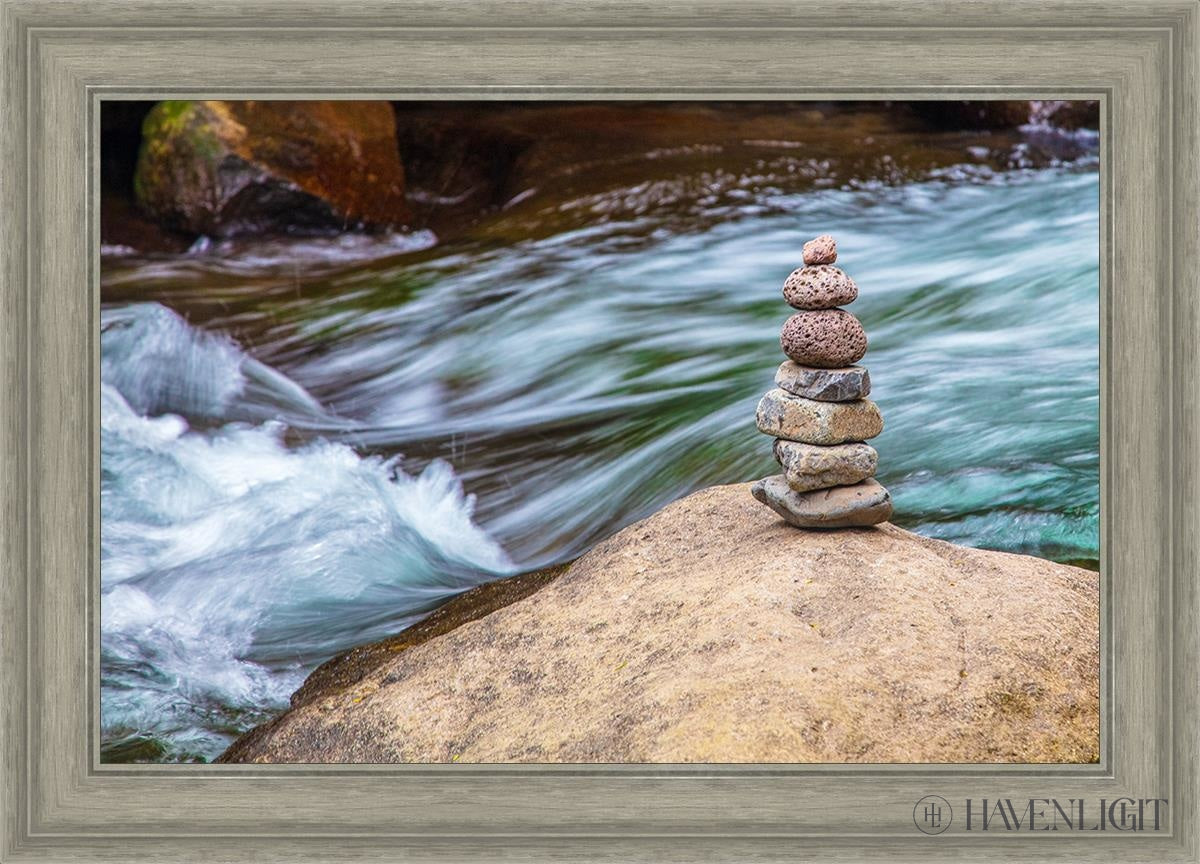 Cairn Meditation Stones - Natural Balancing Stones for Mindfulness, Stress Relief & Yoga - Perfect for Home, Office & Outdoor Meditation Practice