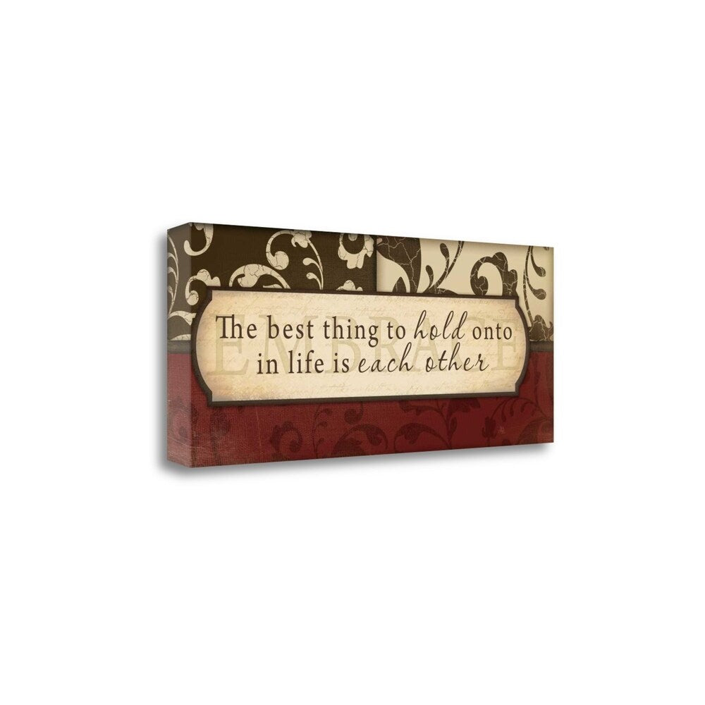 Best Thing To Hold by Jennifer Pugh - Premium Fine Art Giclee Print on Gallery Wrapped Canvas - Ready to Hang Wall Decor for Living Room, Bedroom & Office