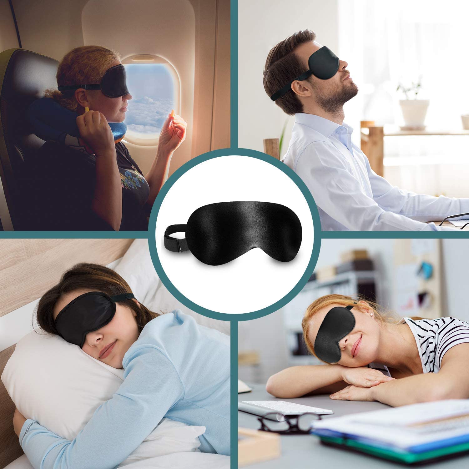 DENFY Cooling Gel Eye Mask - Soothing Ice Gel Pads for Dark Circles, Redness & Pain Relief - Reusable Eye Patches for Women & Men - Perfect for Migraines, Puffy Eyes & Post-Workout Recovery