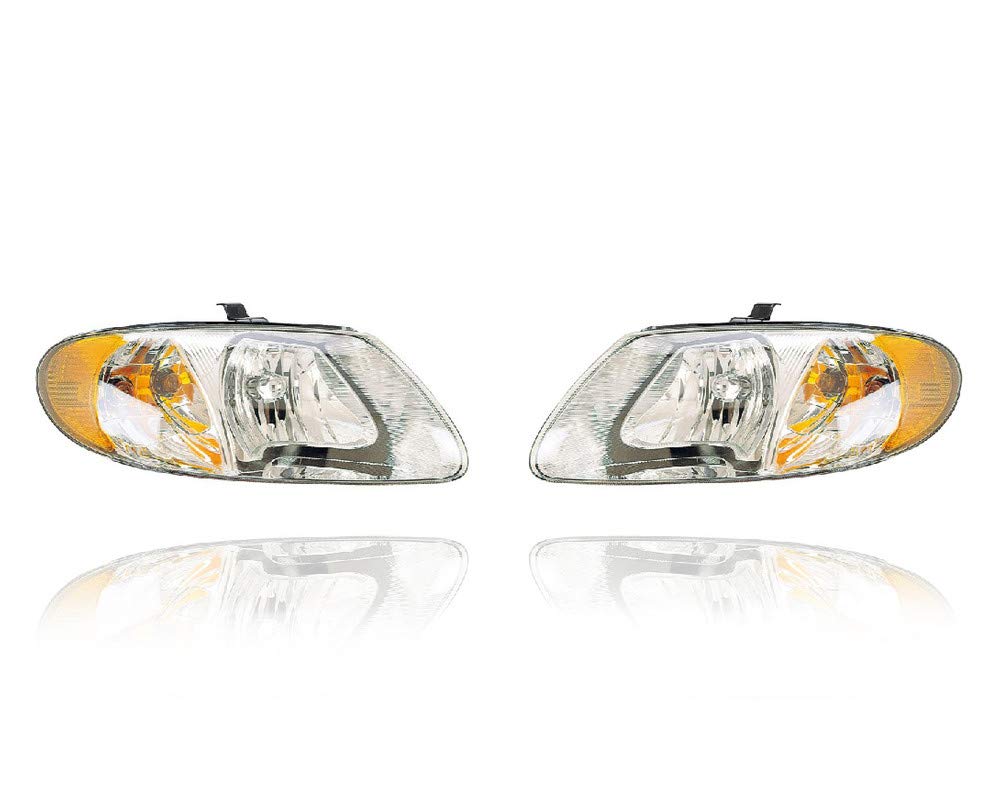 Eagle Eye Headlight Assembly Replacement for 2001-2007 Dodge Caravan & Chrysler Town & Country (Excludes 05-07 Town & Country with 119