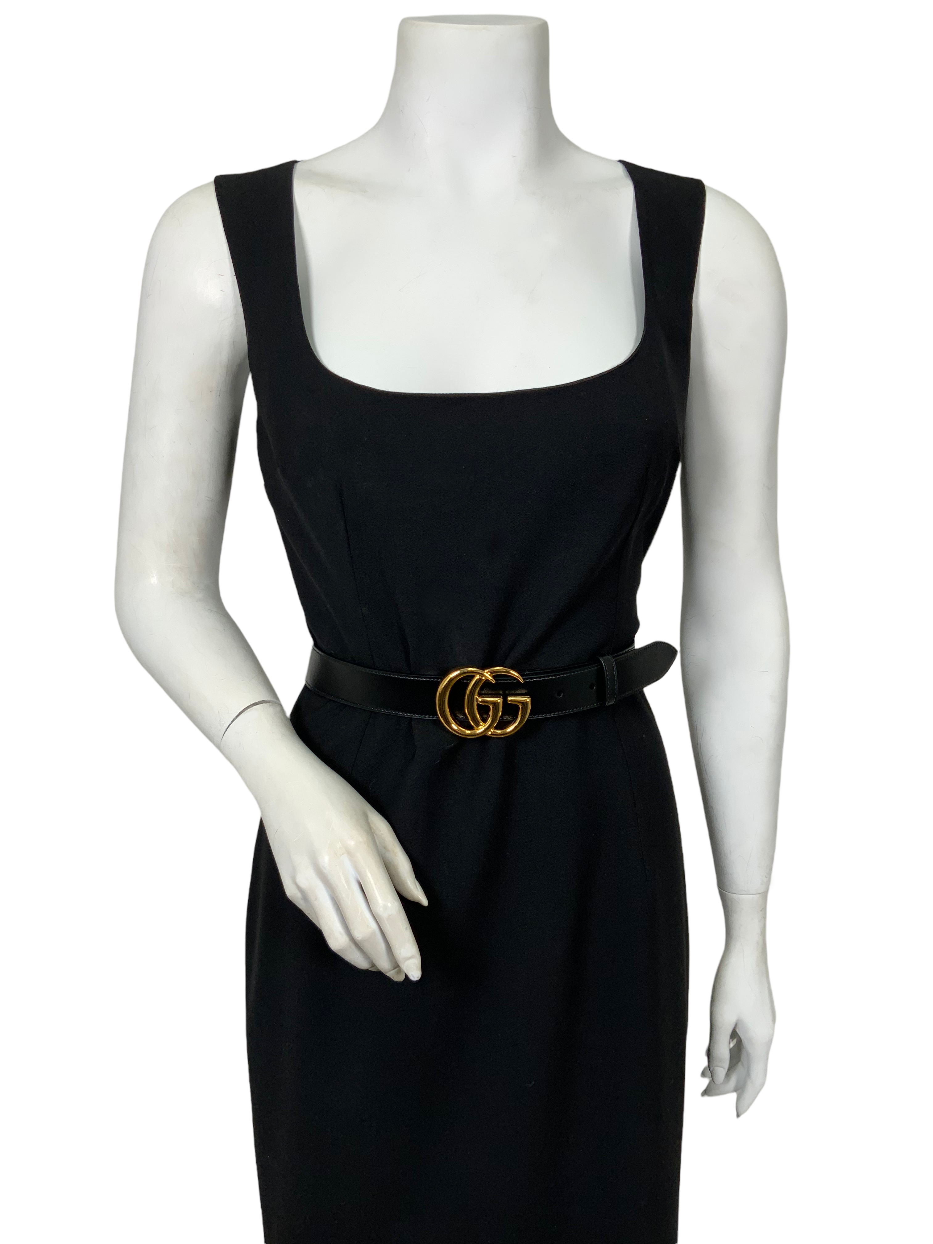 Authentic GUCCI GG Marmont Leather Belt - Size 80 (32