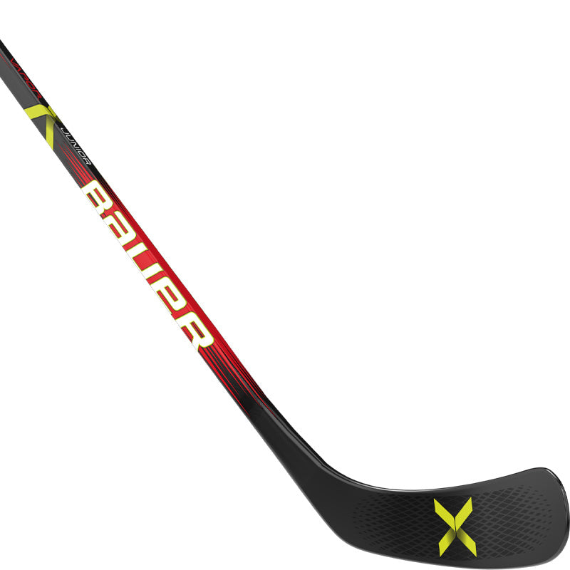 Bauer Vapor Grip One Piece Hockey Stick - Youth 20 Flex - Lightweight Composite Hockey Stick for Kids - Perfect for Street Hockey & Ice Hockey Training