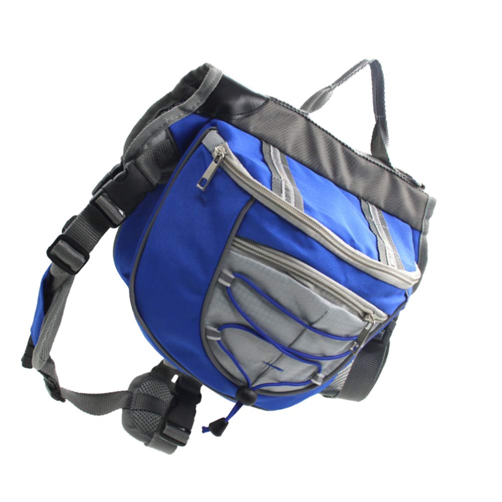 Large Dog Travel Backpack - Durable Dog Saddle Bag for Hiking, Camping & Outdoor Adventures | Pet Carrier Backpack with Adjustable Straps for Travel Trailers & Road Trips