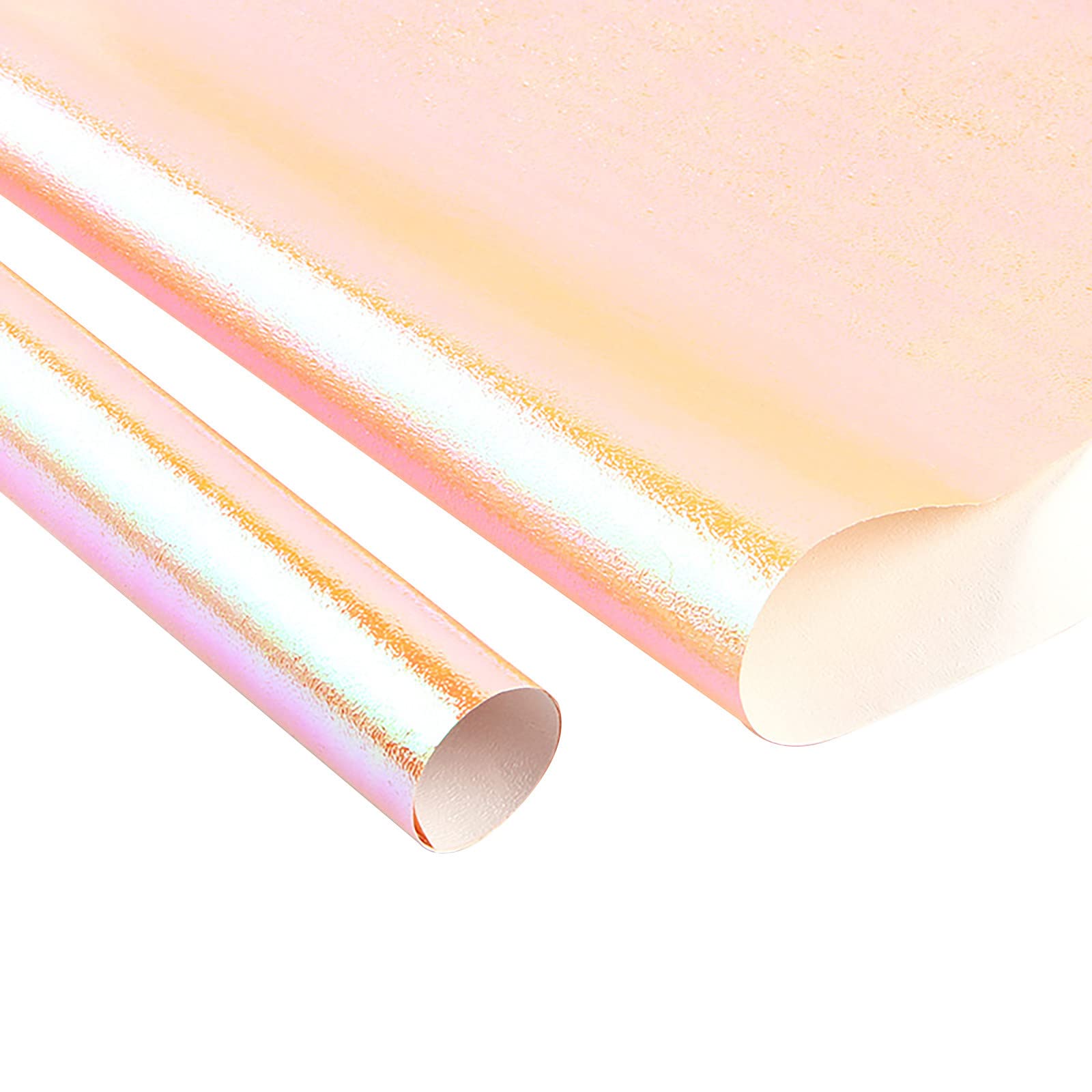 Premium Shiny Flower Gift Wrapping Paper - Rainbow Valentine's Day Bouquet Packaging for DIY Crafts, Home Decor (Khaki, One Size) | Perfect for Birthday Presents, Wedding Favors & Holiday Gift Wrapping