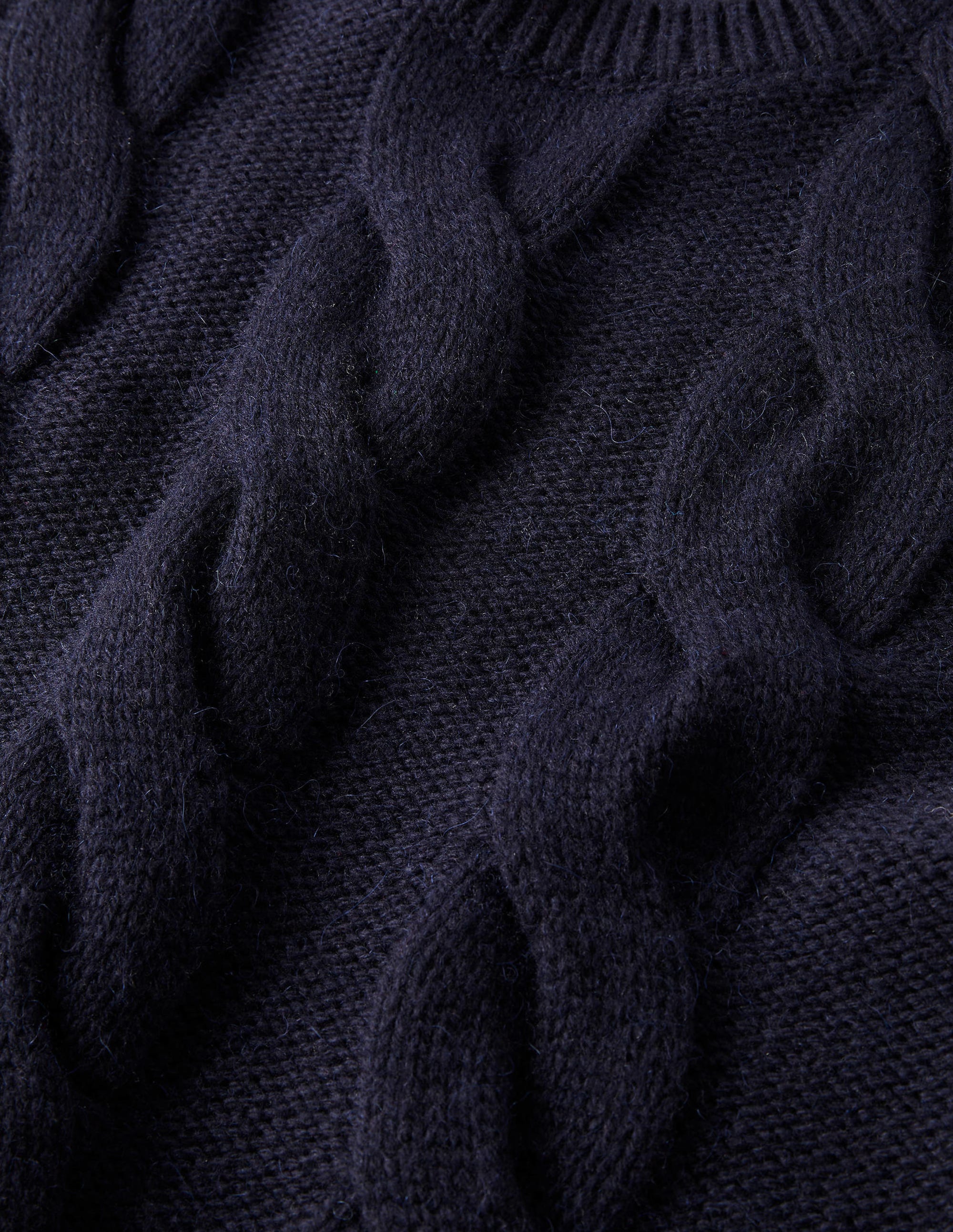 Men's Cable Knit Sweater Vest in Navy Blue - Perfect for Layering in Fall & Winter Outfits
