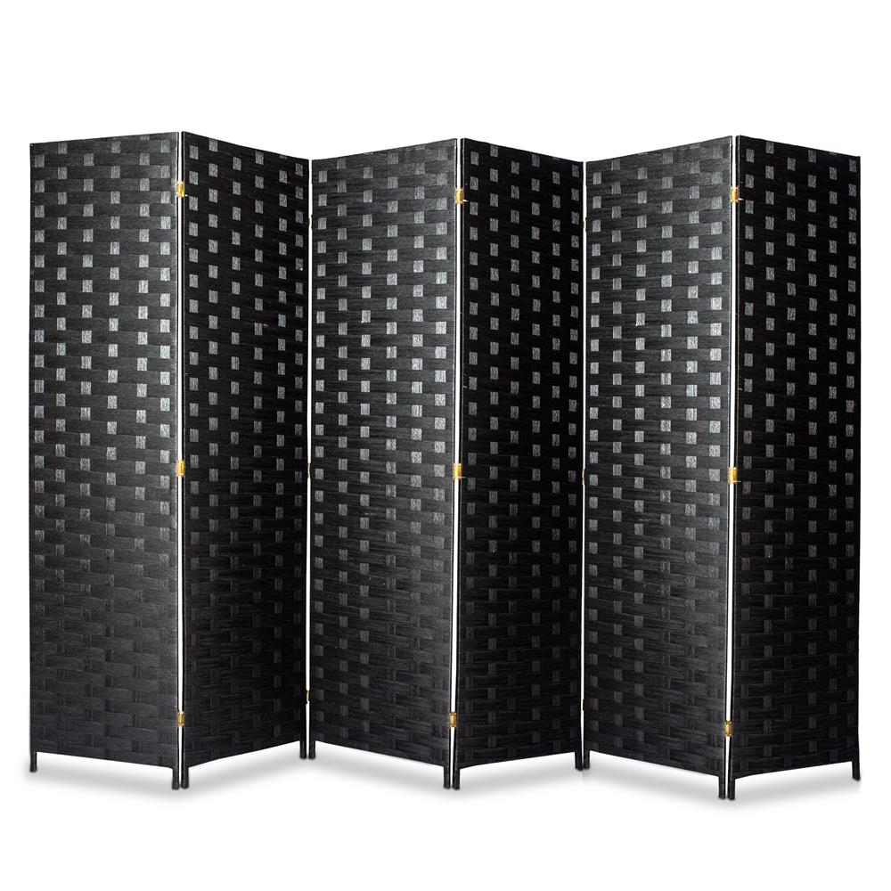 6 Panel Room Divider Screen - Folding Privacy Partition for Home & Office - Perfect for Bedroom, Living Room, Dorm, Studio, and Event Space