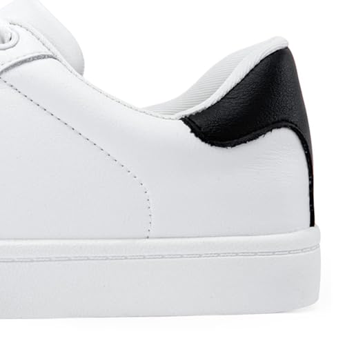 B-white Black-8003 Leather