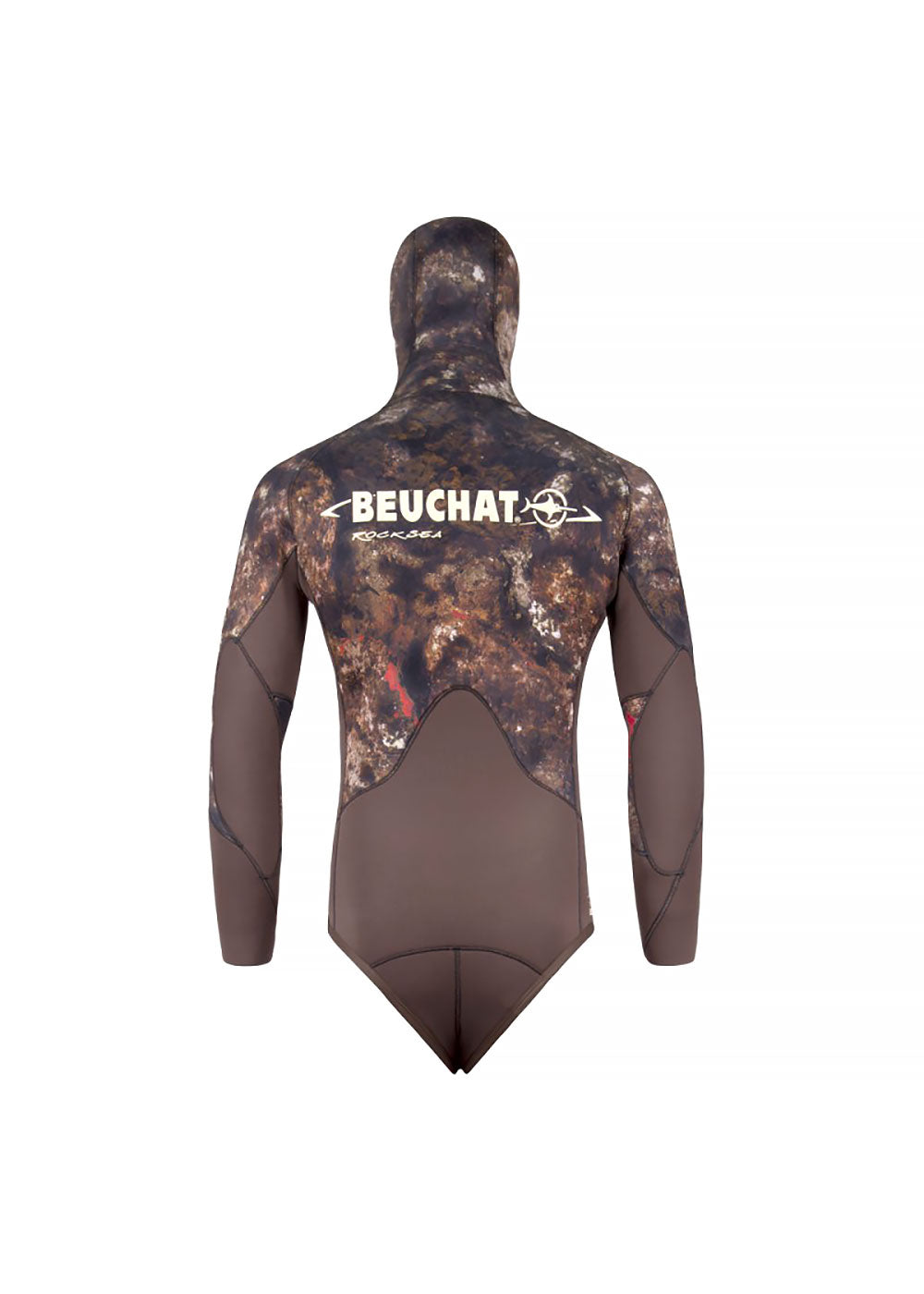 Beuchat Rocksea 9mm Open Cell Spearfishing Wetsuit Jacket - Premium Neoprene Diving Suit for Warm Water Spearfishing & Freediving - Ideal for Underwater Hunting and Marine Exploration
