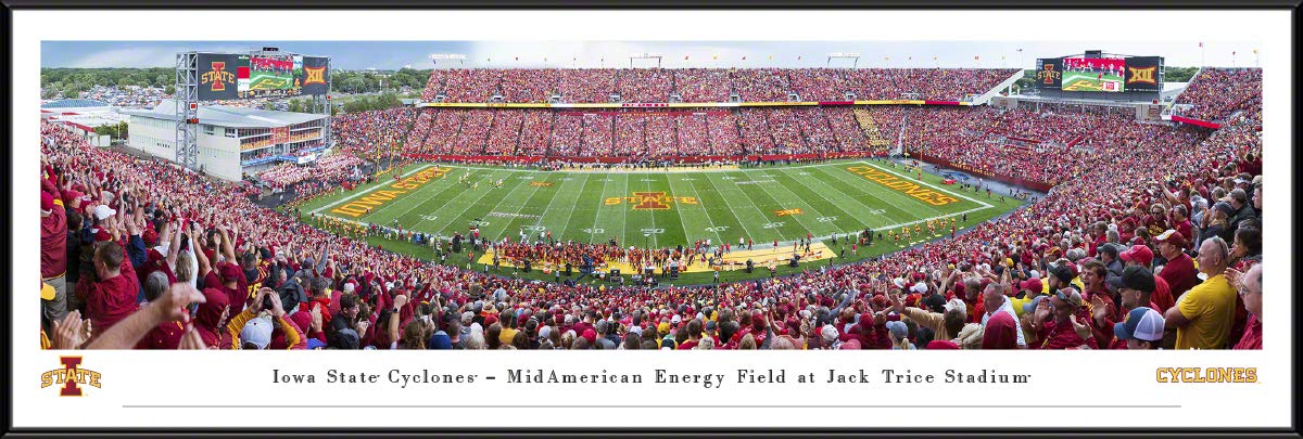 Iowa State Cyclones Football Panoramic Posters & Framed Pictures - Blakeway Panoramas | Perfect for Game Room Decor, Sports Fan Gifts & College Dorm Wall Art