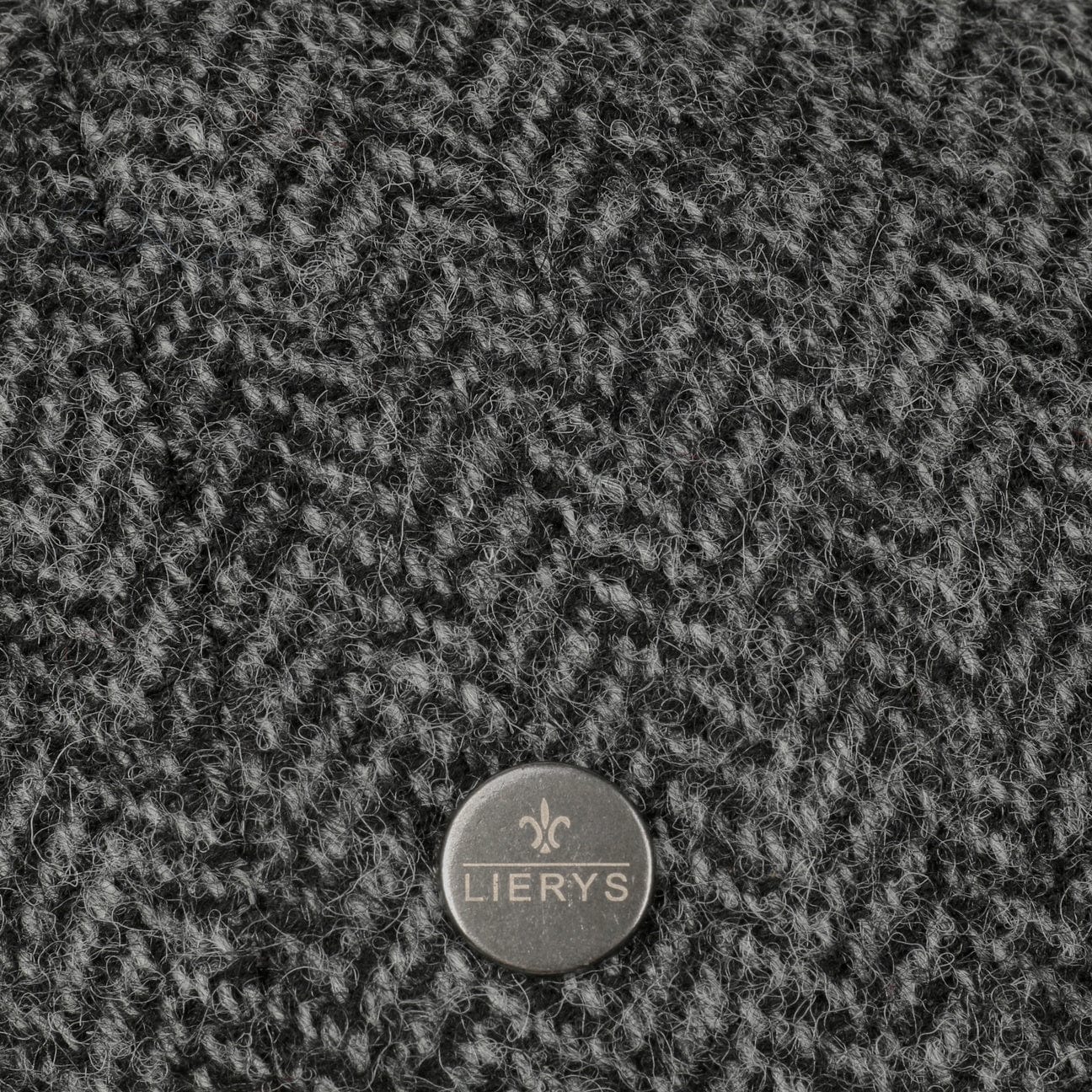 Carlsen Wool Herringbone Flat Cap by Lierys - Classic Men's Winter Hat for Outdoor Activities & Casual Style