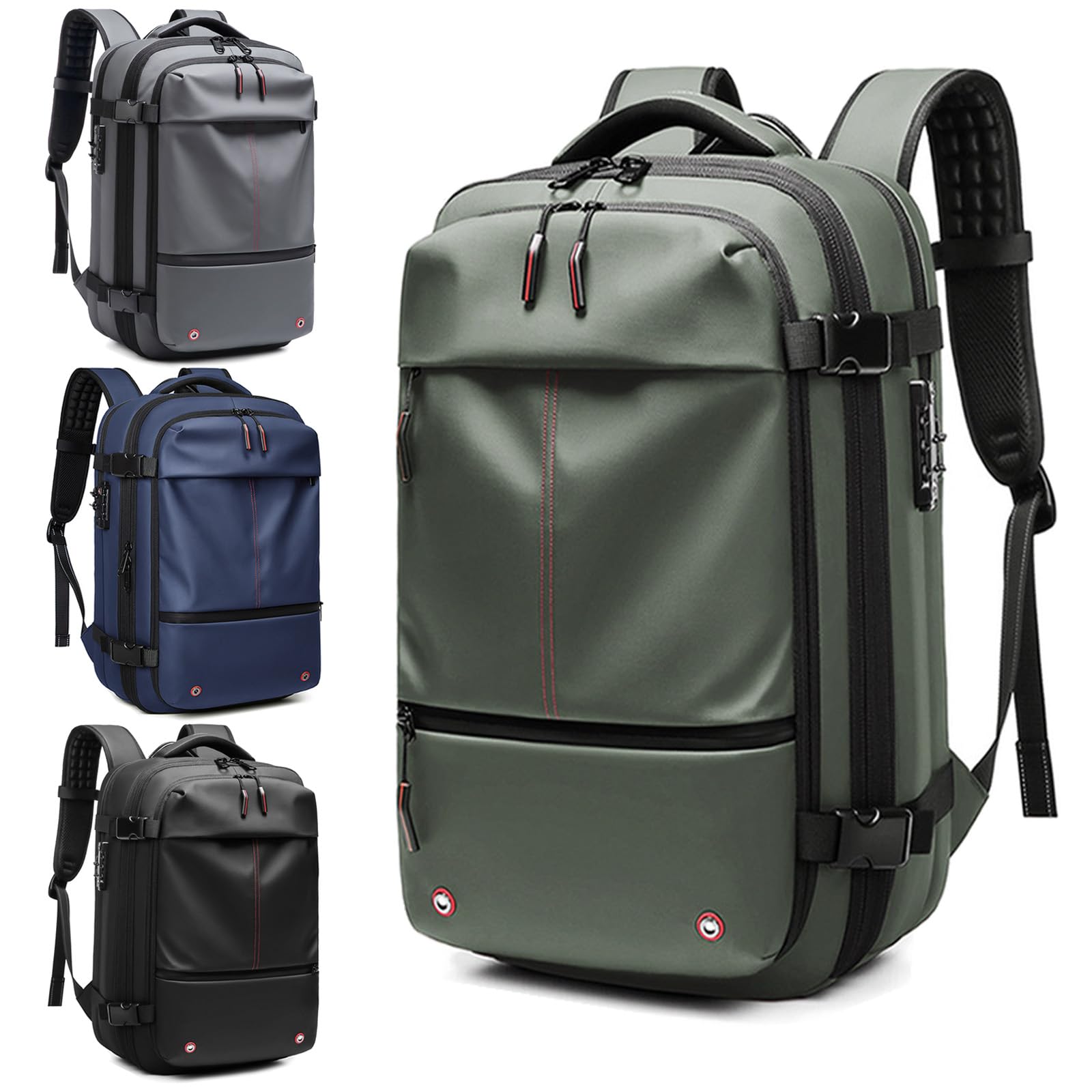 Easyvacpack Air Vacuum Backpack for Travel - 60L Expandable Air-Sealed Bag with TSA Anti-Theft & Vacuum System | Perfect for Camping, Hiking & International Trips