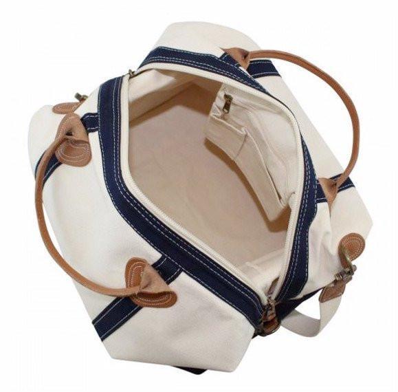 Stylish Navy Weekender Tote Bag for Women - Large Travel Carryall with Pockets - Perfect for Weekend Getaways, Beach Trips & Gym Essentials