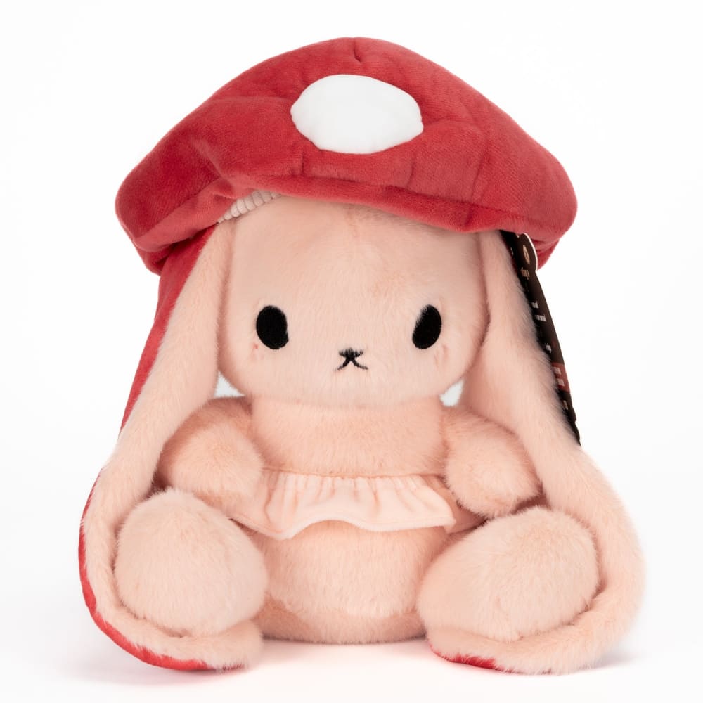 Plushie Dreadfuls Mushroom Rabbit Fly Agaric Stuffed Animal Toy - Cute Soft Plush Bunny with Red Mushroom Cap for Kids Room Decor, Gift & Fantasy Themed Collections