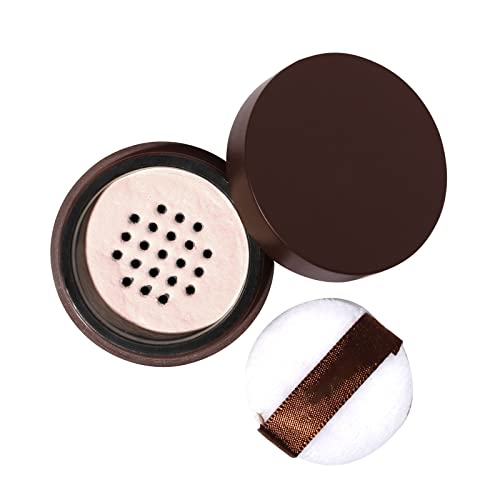Translucent Setting Powder for Women - Flash Friendly Loose Face Powder with Velour Puff | Finishing Makeup for Photo-Ready Skin | Perfect for Weddings, Photography & Everyday Wear (Color C, One Size)