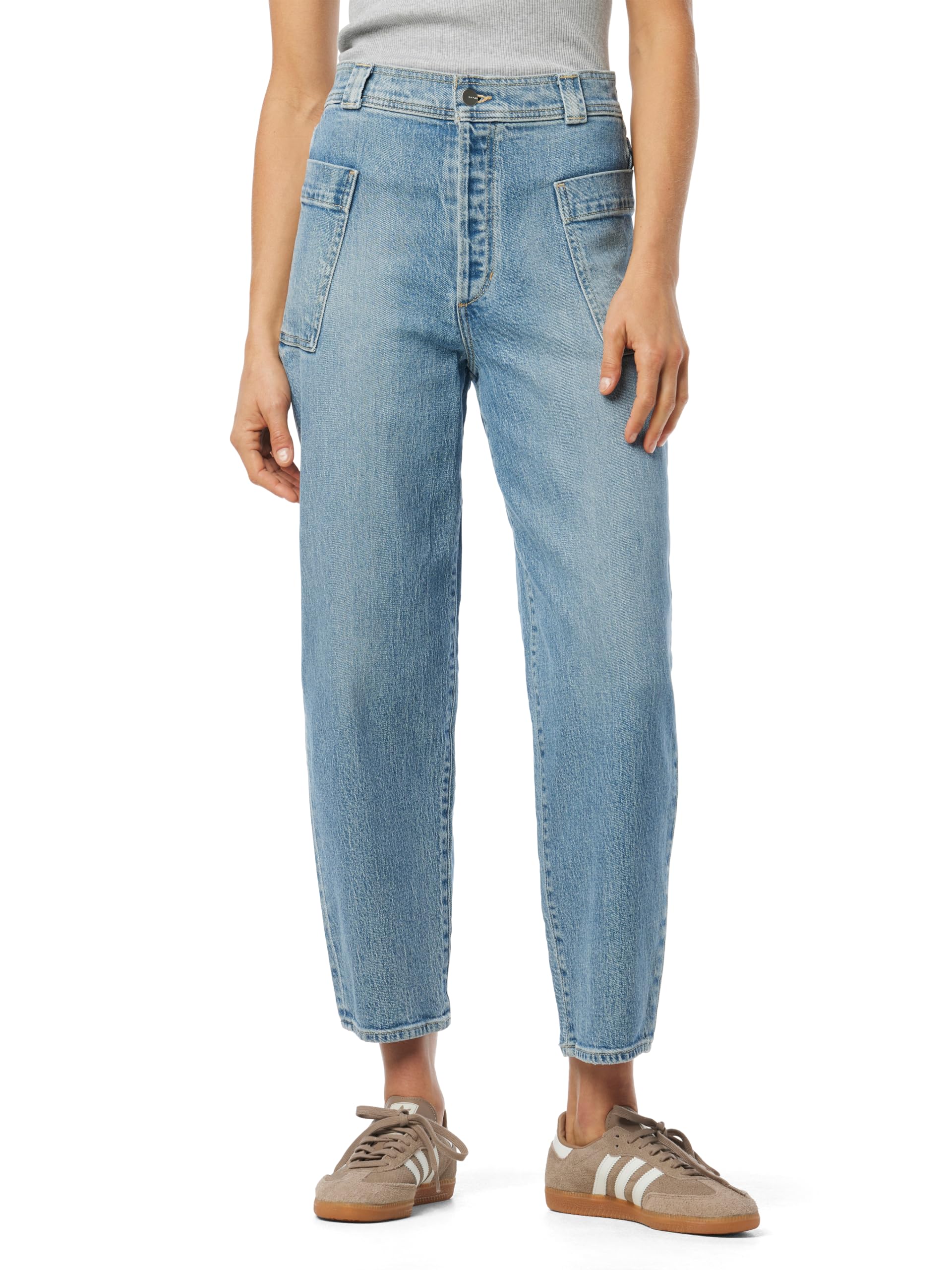 Joe's Women's The Phoebe High-Rise Patch Pocket Barrel Leg Jeans - Stylish & Comfortable Denim for Casual Wear, Work & Everyday Outfits