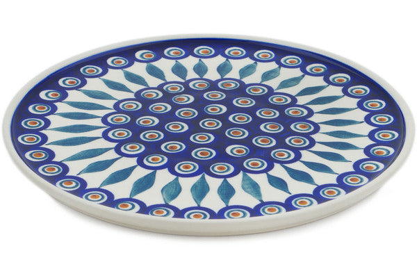 10-Piece Peacock Design Dinner Plate Set - Elegant Porcelain Plates for Dining, Parties & Home Decor | Dishwasher & Microwave Safe