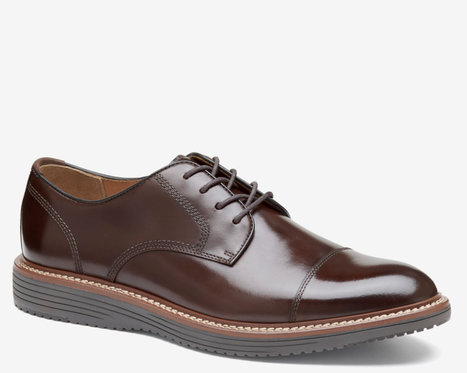 Upton Cap Toe Oxford Dress Shoes for Men - Classic Formal Business & Wedding Leather Shoes - Perfect for Office, Parties & Special Occasions