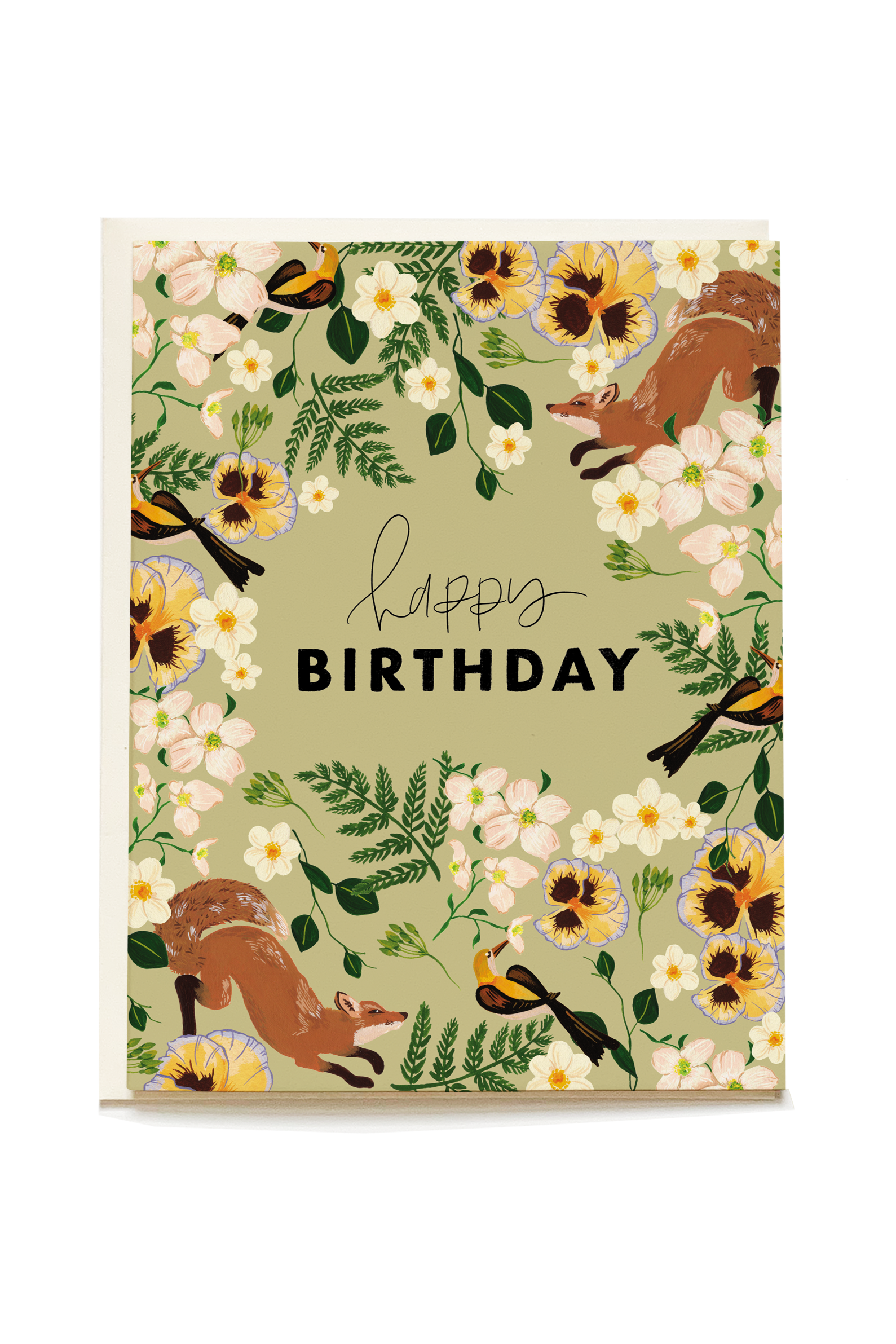 Fox Birthday Card - Cute & Unique Greeting Card for Animal Lovers - Perfect for Birthdays, Anniversaries & Special Occasions
