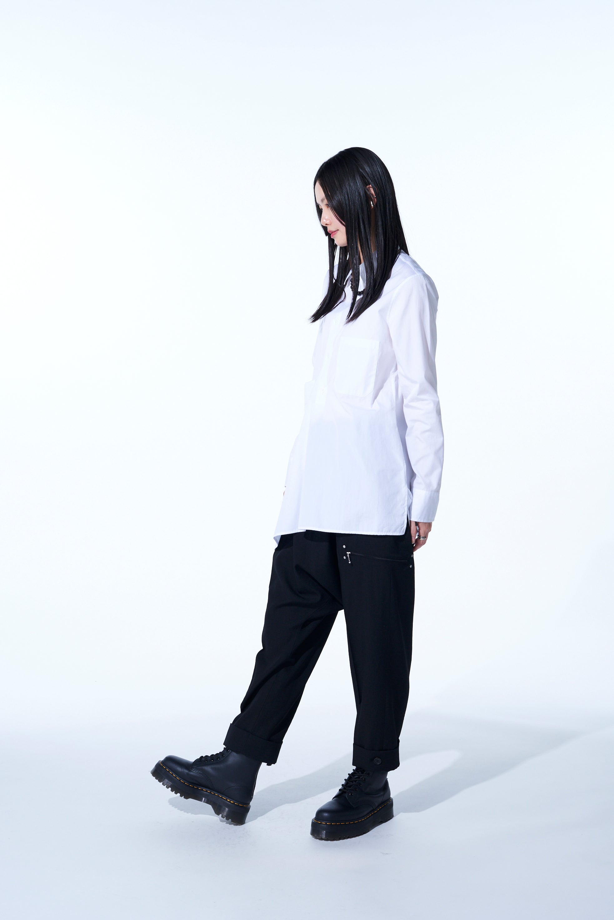 Premium Cotton Broad Cloth Draped Shirt for Women - Soft & Breathable Oversized Button Down Blouse - Perfect for Casual Wear, Office & Date Nights