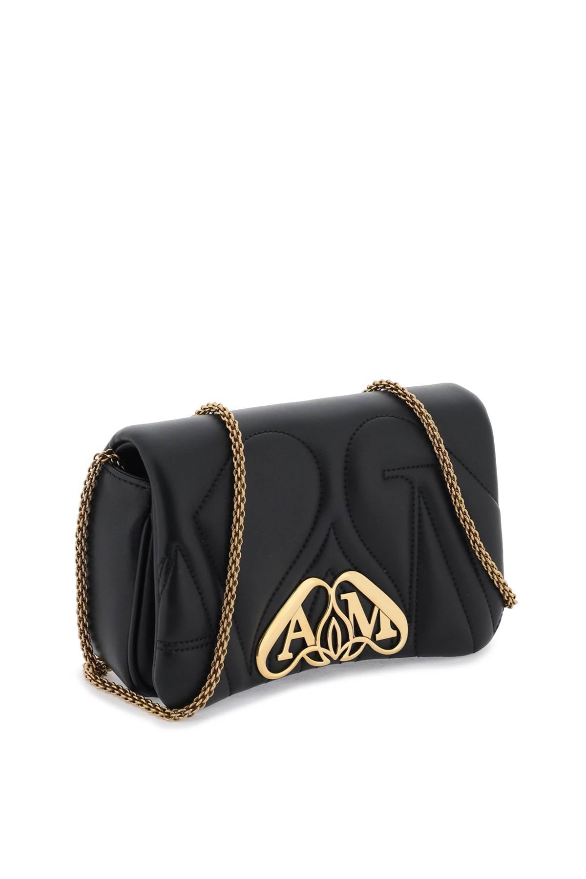 Alexander McQueen Seal Mini Bag - Stylish Designer Crossbody Purse for Women | Perfect for Parties, Dates & Evening Events