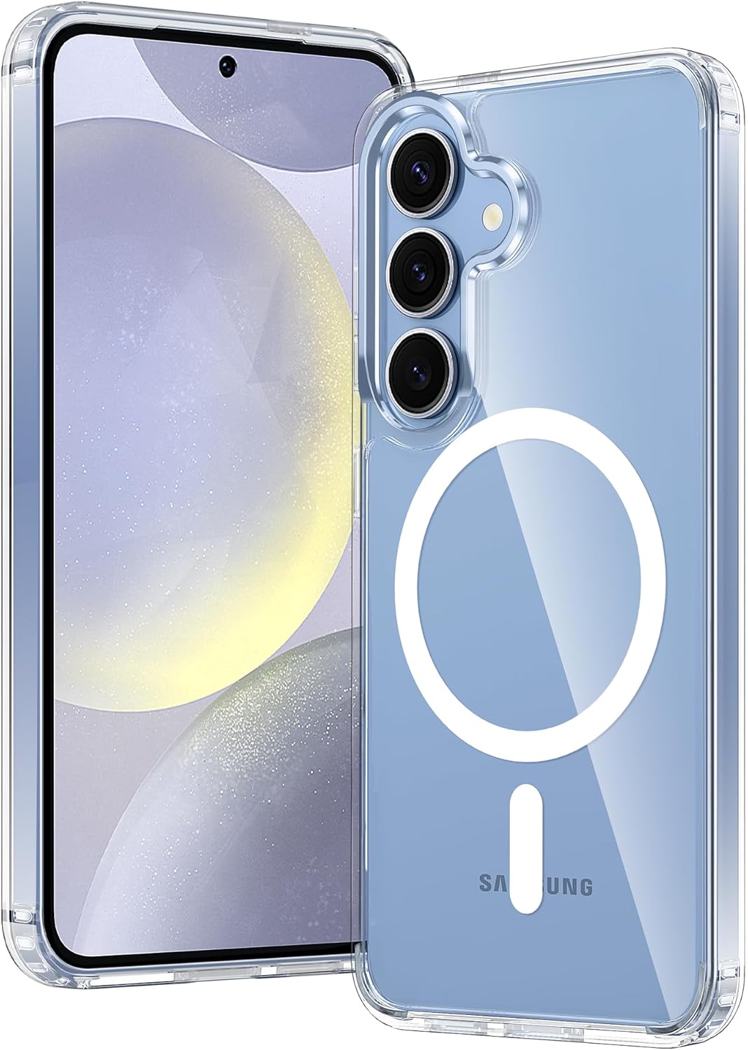 Samsung Galaxy S25 Plus Case - Military Grade Drop Proof, Shockproof & Transparent Cover - Perfect for Outdoor, Travel & Everyday Protection