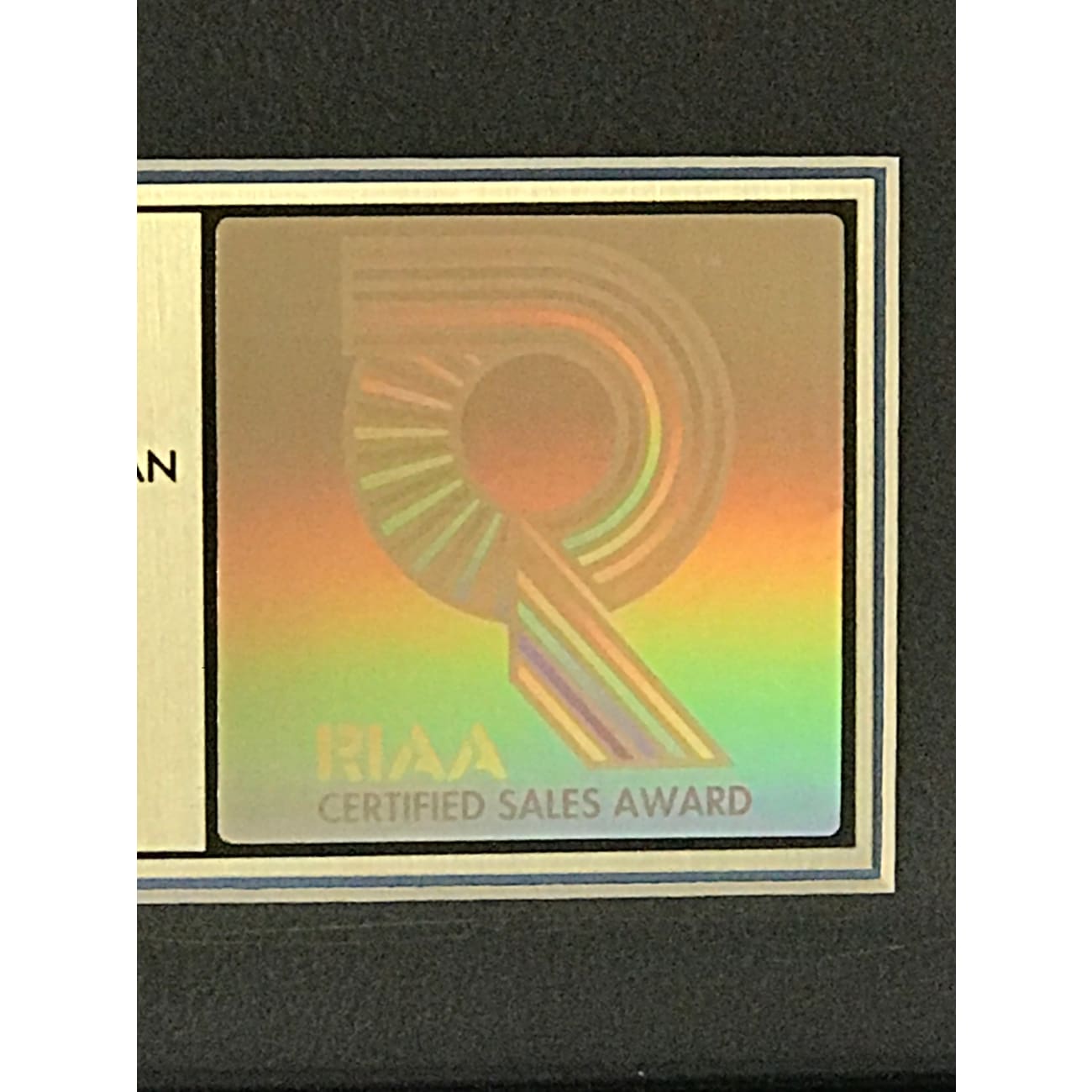 Hi Five Debut RIAA Gold Album Award - Certified Music Achievement for Collectors & Fans | Perfect for Display in Music Studios, Offices & Memorabilia Collections