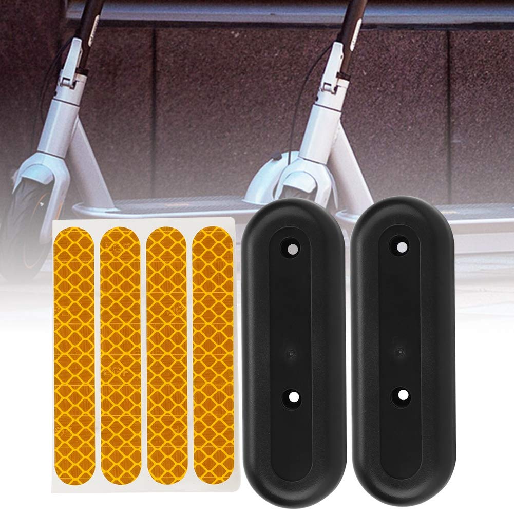 High Visibility Reflective Protective Plate for Xiaomi M365/G30 Electric Scooter - Durable Shell Case with Safety Stickers | Perfect for Night Riding & Urban Commuting