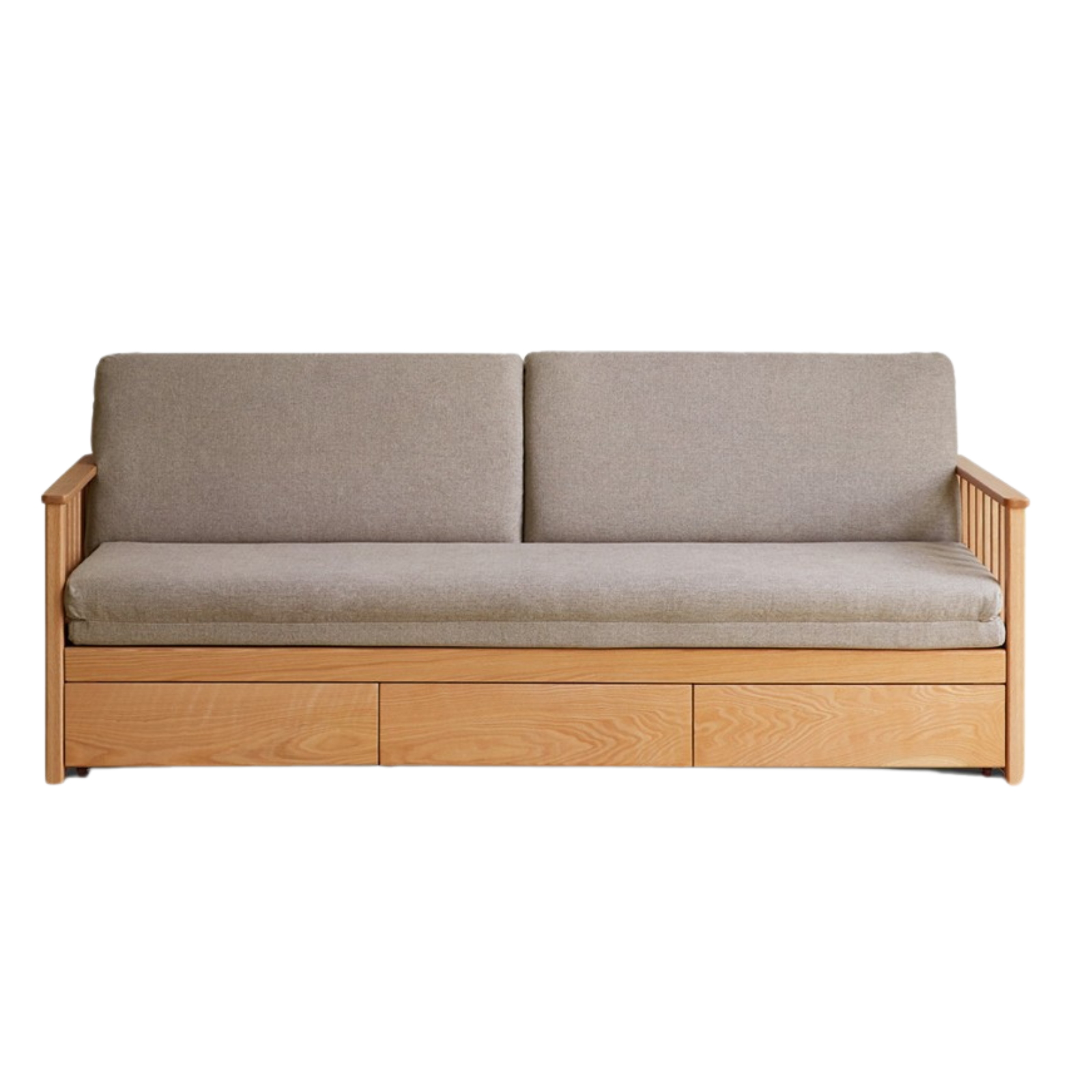 82.6x32.6-55.5x33.4/ 210x83-141x85 cm / smoked chestnut brown color / sofa bed imitation cotton
