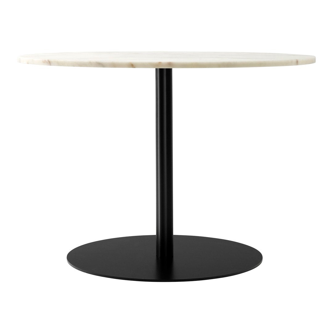 Harbour Column Round Dining Table - Modern Wooden Kitchen Table for 4-6 People - Perfect for Small Spaces, Breakfast Nook & Cozy Family Dinners