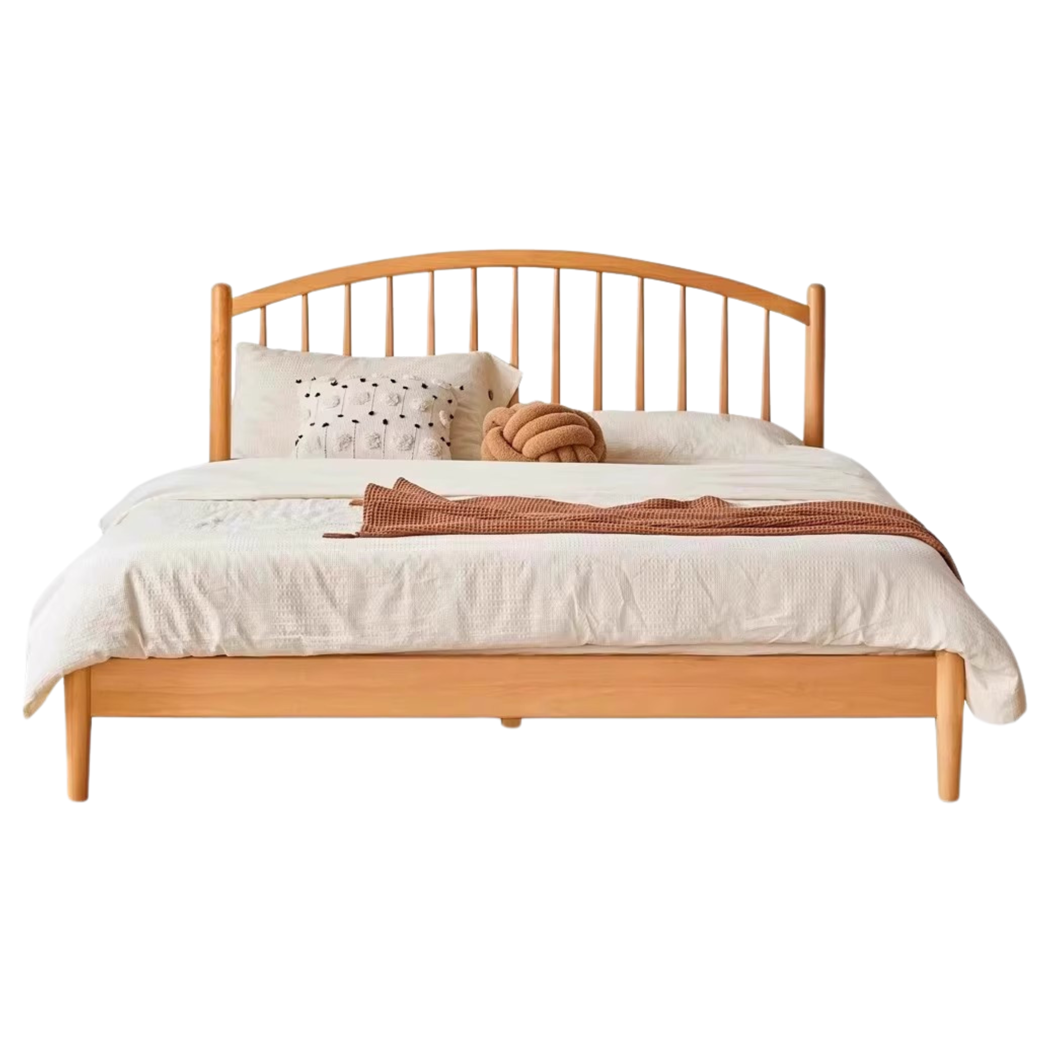 Natural Wood Color Beech bed