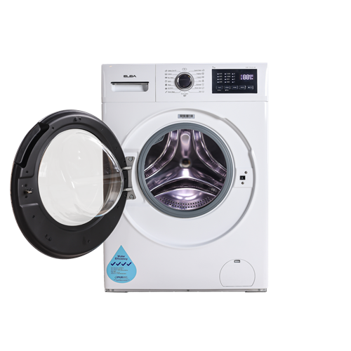 Elba EBD 781H VT 7kg Heat Pump Dryer & EWF 70120 WP 7kg Front Load Washer Combo - Energy Efficient Laundry Set for Small Homes & Apartments | Perfect for Space-Saving & Eco-Friendly Washing Needs