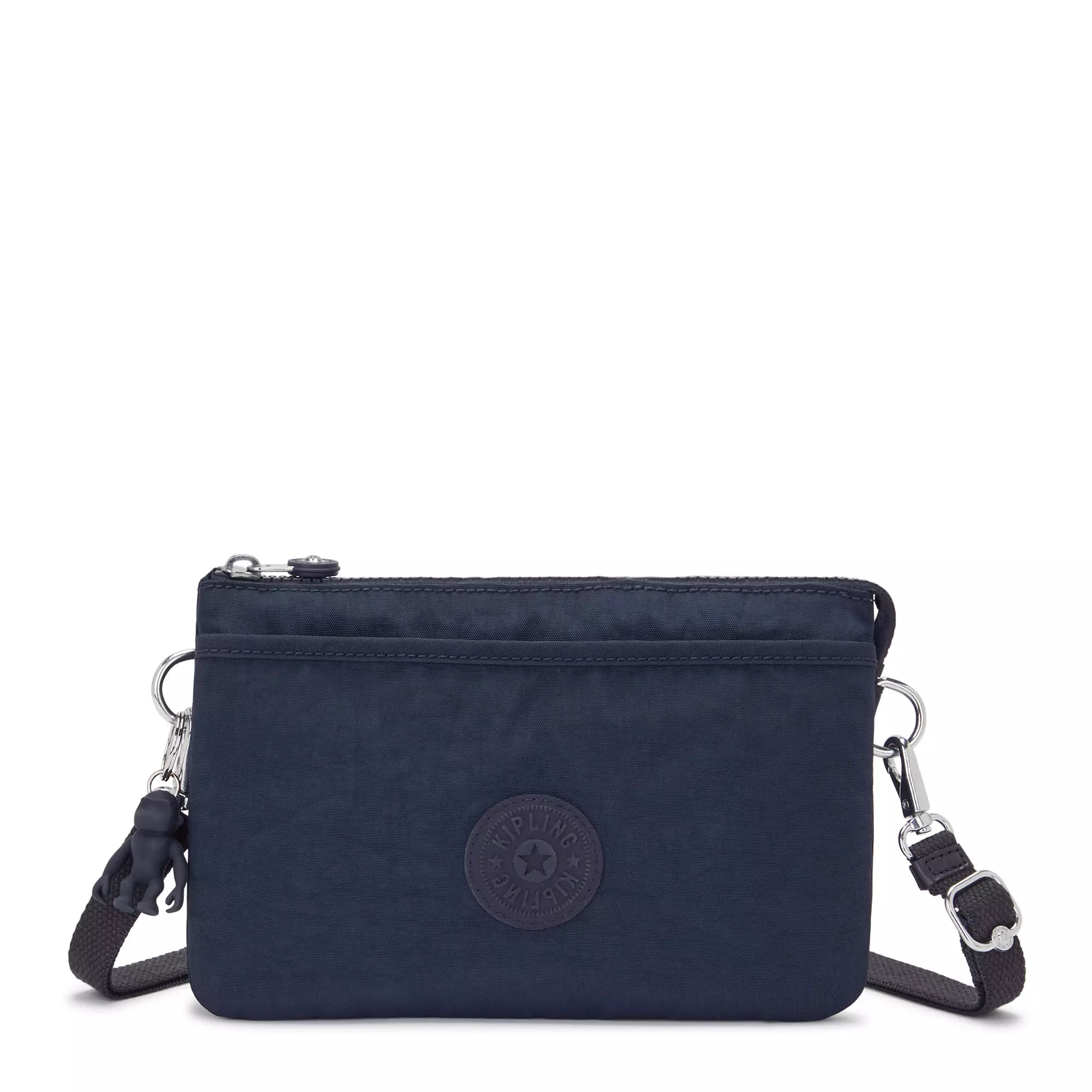 Kipling Riri Crossbody Bag - Light Blue Shoulder Purse for Women, Compact & Stylish, Perfect for Travel, Work & Everyday Use