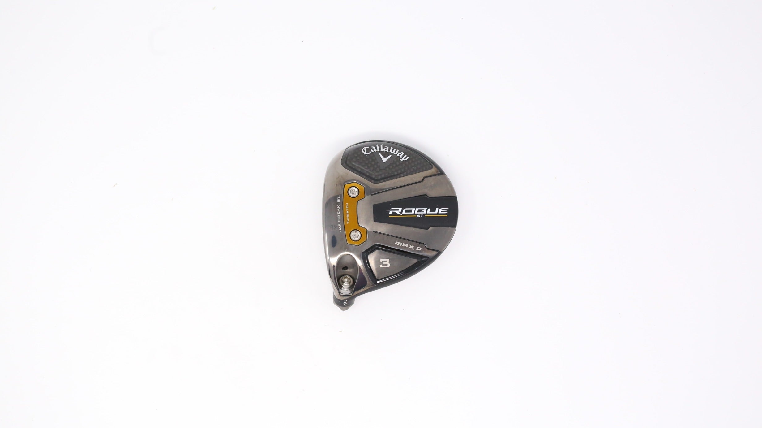 Callaway Rogue ST Max Draw Fairway Wood 16° Left-Handed Golf Club Head Only - Perfect for High Handicappers & Senior Players to Improve Accuracy on the Course