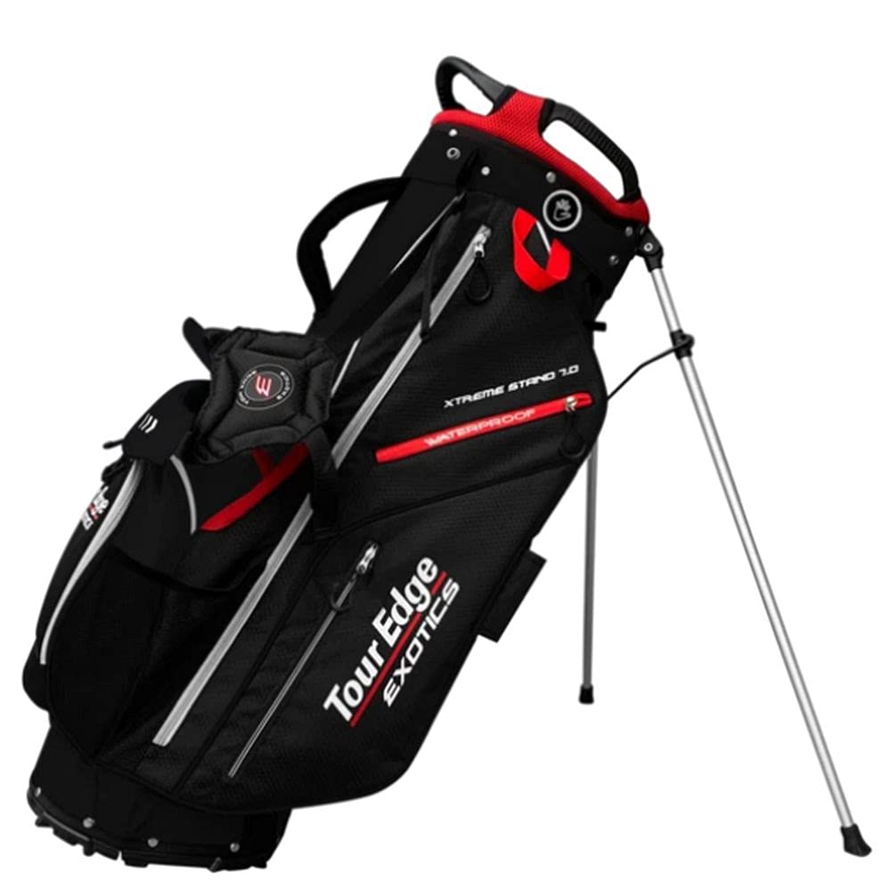 Tour Edge Exotics Xtreme Stand 7.0 Golf Bag - Lightweight Premium Golf Stand Bag with 7-Way Divider - Perfect for Golfers & Country Club Use