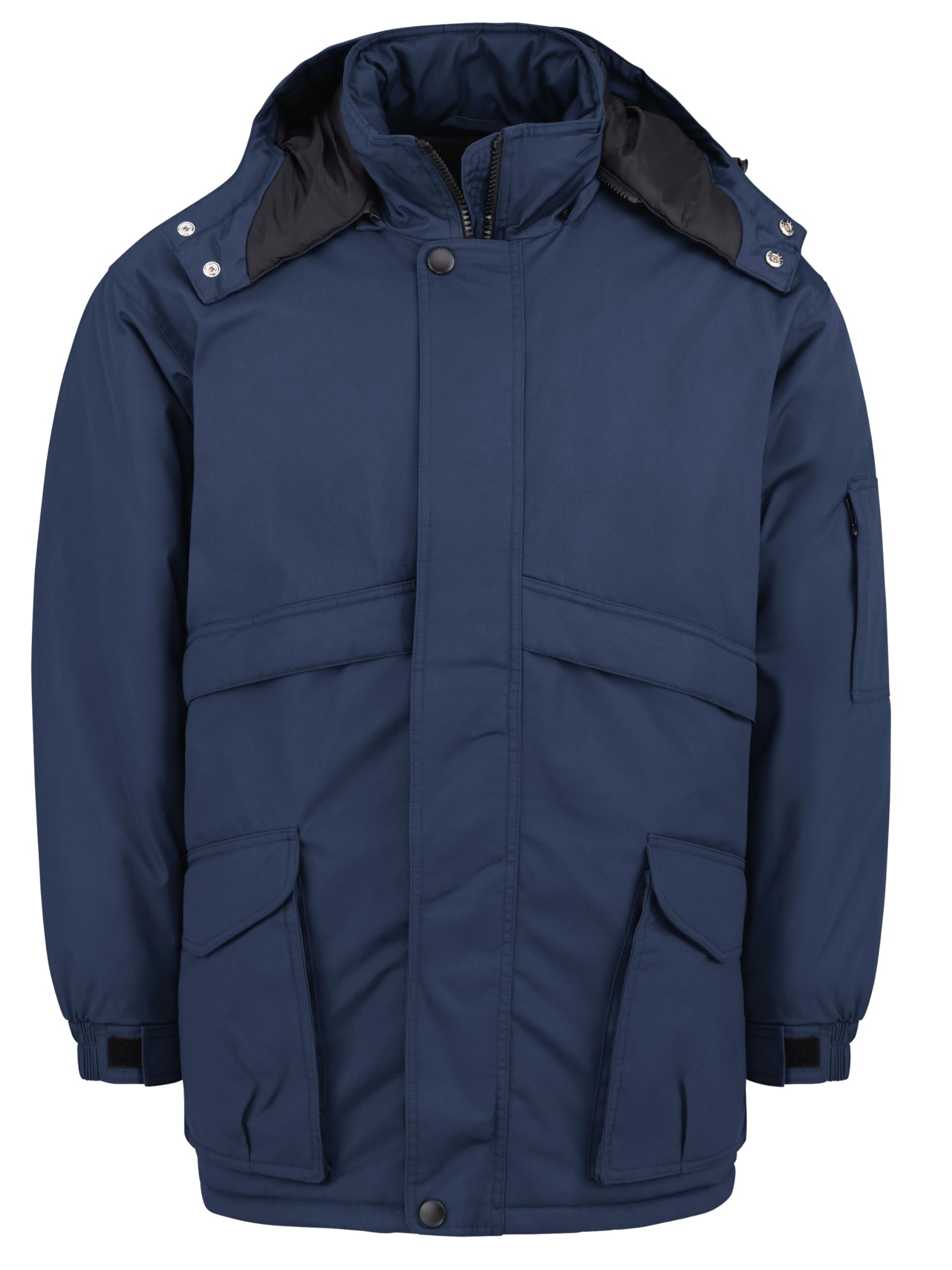 Red Kap Men's Heavyweight Winter Parka Jacket - Waterproof, Windproof, Insulated for Extreme Cold Weather - Perfect for Outdoor Work, Hiking & Snow Activities