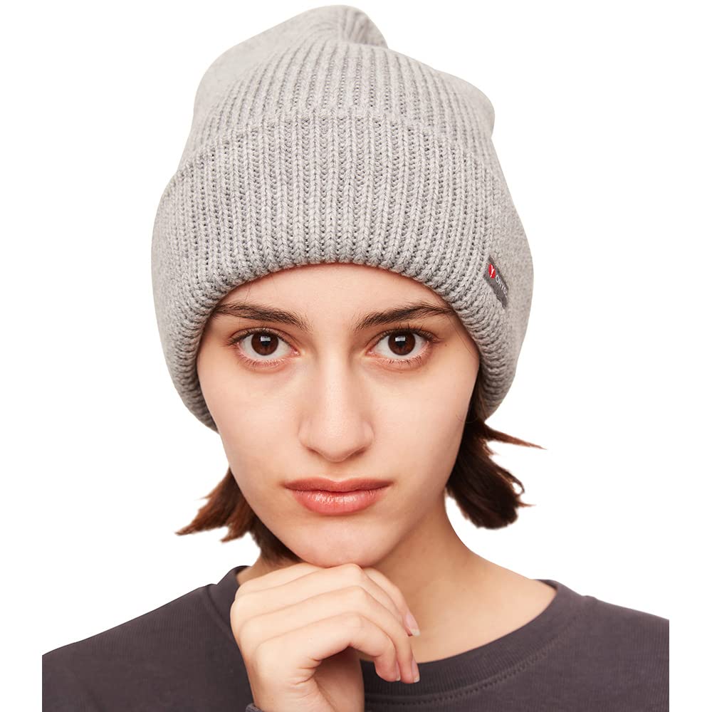 OHYOGA Winter Beanie Hats for Men & Women - Warm Chunky Cable Knit Skull Cap, Soft Fleece Lined Cold Weather Hat | Perfect for Skiing, Snowboarding & Outdoor Winter Activities