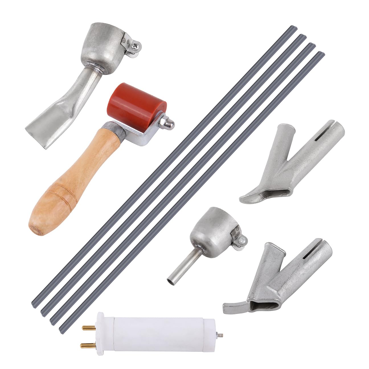 110V 1500W Hot Air Gun Welding Tool Kit - Professional PVC Plastic Flooring Welder with Heat Gun & Torch Pistol for Home Repairs, DIY Projects, and Industrial Applications
