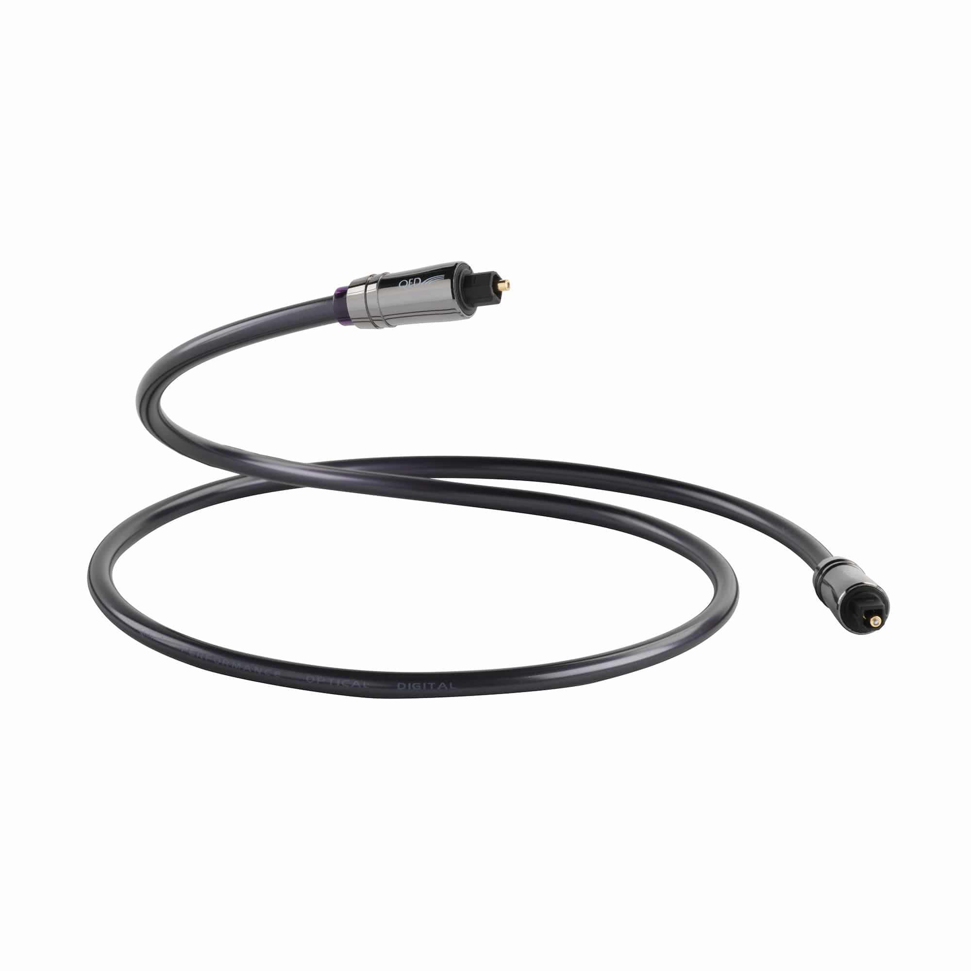 High-Speed QED Performance Optical Toslink Cable - Digital Audio Fiber Optic Cable for Home Theater, Sound Bar, Gaming & Hi-Fi Systems