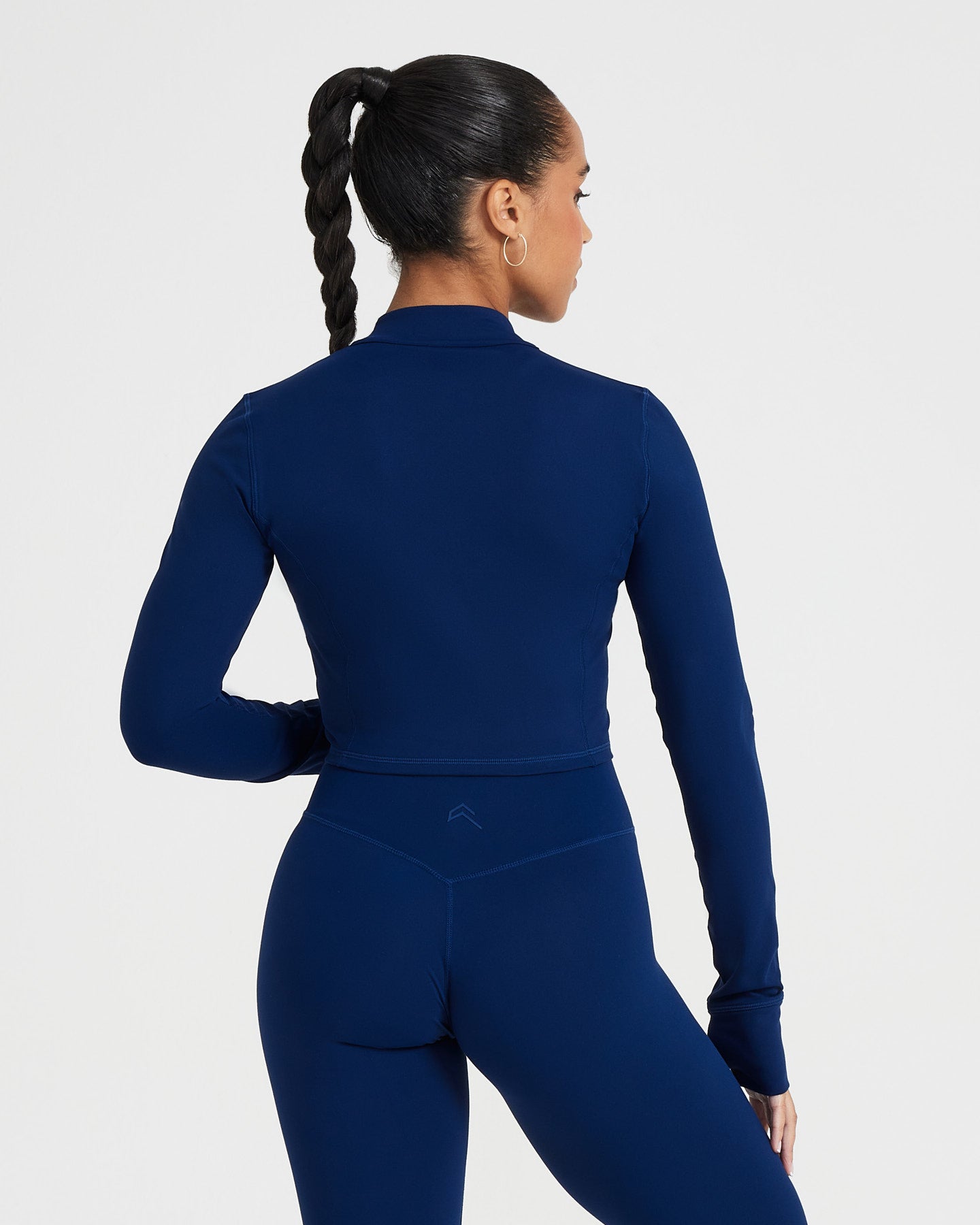Timeless Women's Crop Jacket in Midnight Black | Lightweight Fashion Outerwear for Spring & Fall | Perfect for Casual Outings, Date Nights & Office Wear