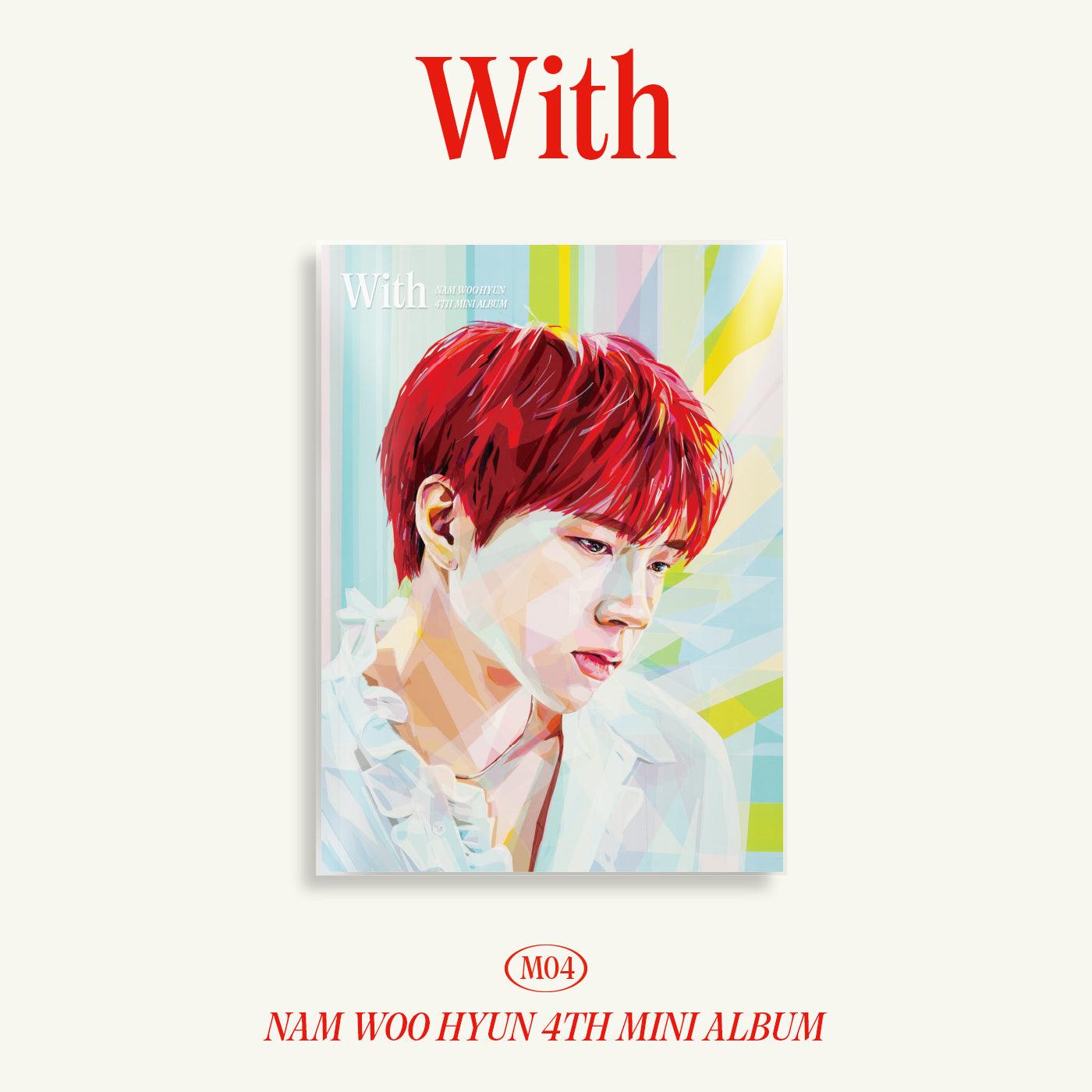 NAM WOOHYUN (INFINITE) 4th Mini Album 'WITH' - Kpop CD Photobook + Poster | Perfect for Kpop Collectors & INFINITE Fans | Great Gift for Birthdays & Special Occasions