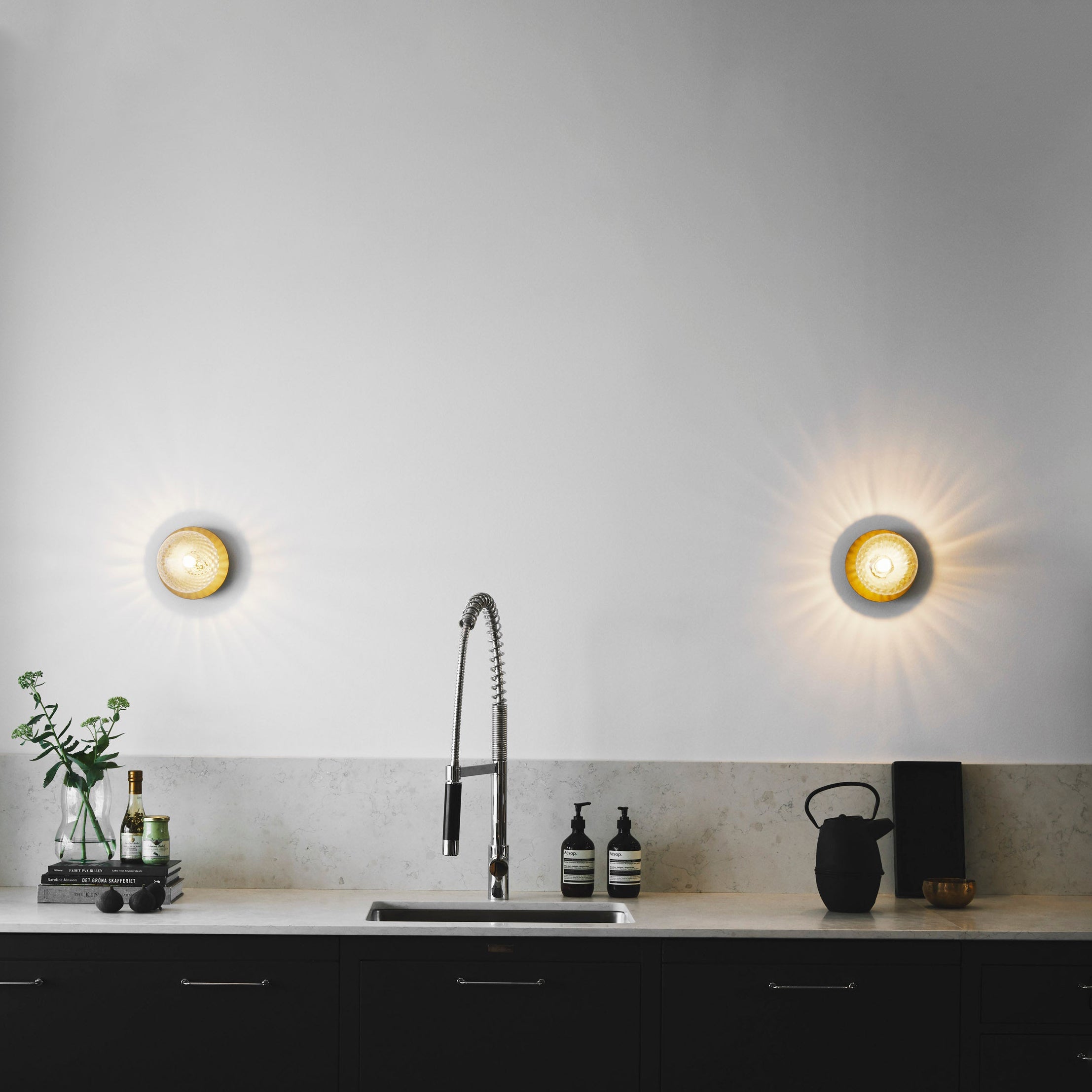Celeste Wall Lamp - Modern LED Sconce Light Fixture for Bedroom, Living Room & Hallway - Dimmable Ambient Lighting for Home Decor
