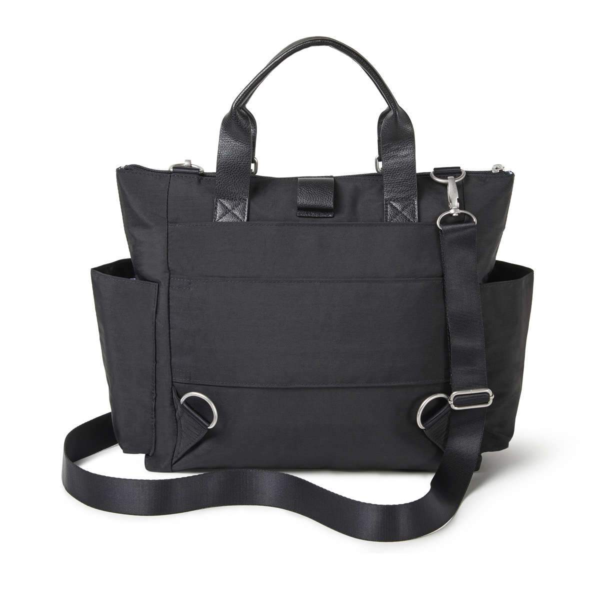 Baggallini 3-in-1 Convertible Backpack with RFID Protection & Phone Wristlet - Stylish Travel Bag for Women, Perfect for Commuting, Shopping & Airplane Carry-On