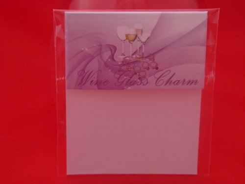 Libby's Market Place Mother of the Groom Wedding Wine Glass Charm - Elegant Gift Card for Wedding Party, Bridal Shower & Special Occasions