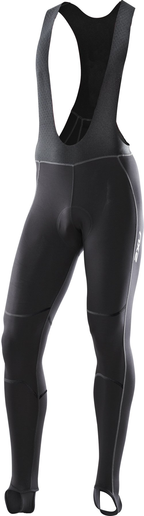 2XU Men's Thermal Sub Zero Cycle Bib Tights - Winter Cycling Pants for Cold Weather Training & Outdoor Sports