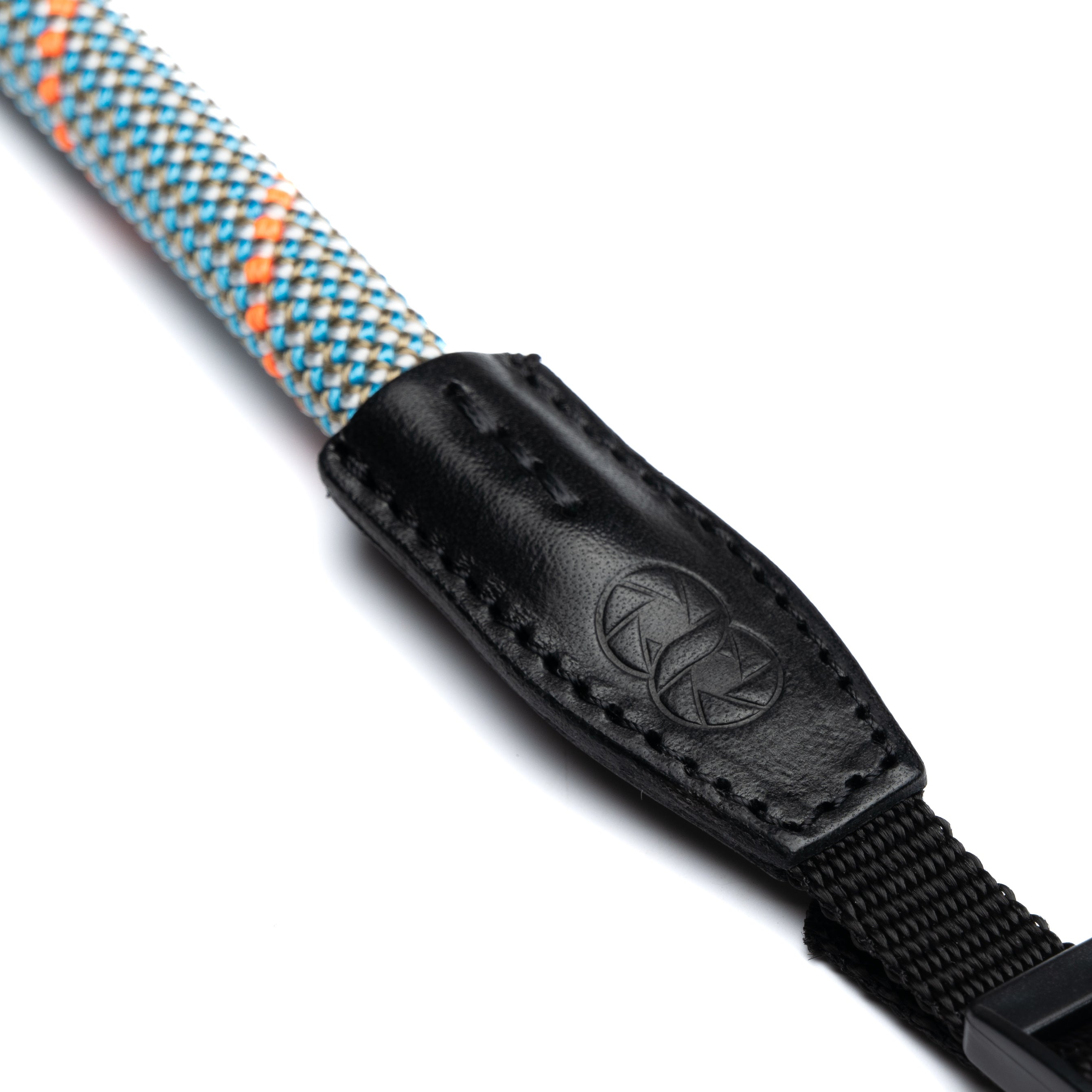 Cooph Rope Camera Strap with Split Ring - 51.2 Inch (130cm) Adjustable Neck Strap for DSLR/Mirrorless Cameras - Durable & Comfortable Orange Ice Design - Perfect for Travel, Hiking & Photography Enthusiasts