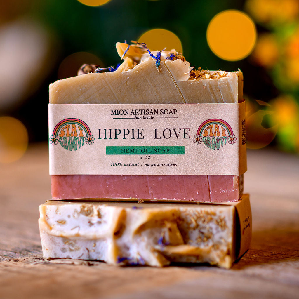 Organic Hemp Oil Soap for Skin Care - Natural Moisturizing & Cleansing Bar - Vegan, Cruelty-Free Soap for Dry, Sensitive Skin - Perfect for Daily Use, Gifts & Eco-Friendly Bathroom Essentials