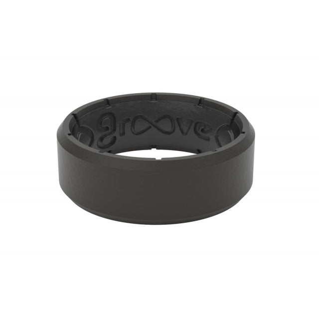 Men's Groove Ring Edge - Stainless Steel Wedding Band for Men - Durable & Comfortable for Everyday Wear - Perfect for Gifts, Anniversaries, and Special Occasions