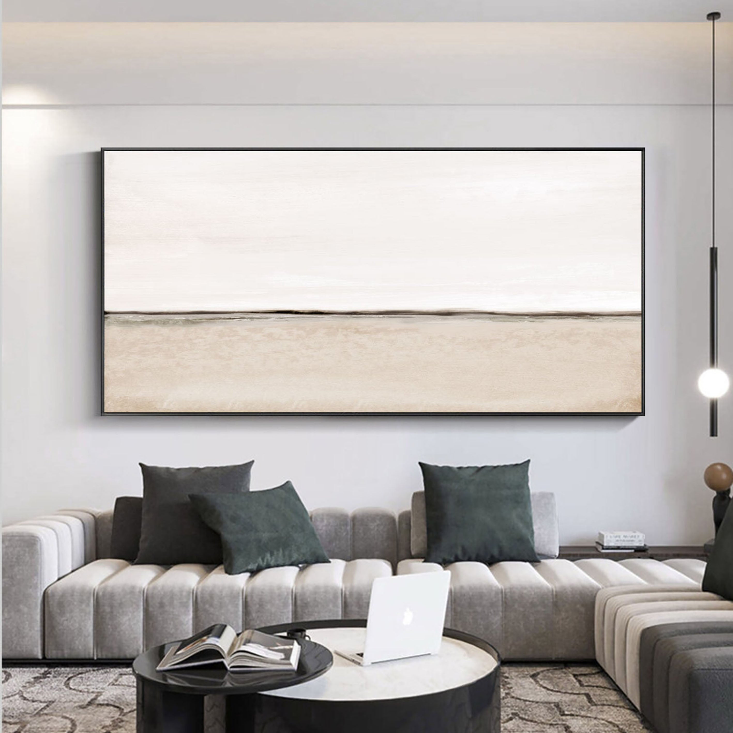 Ocean and Sky Painting #OS029 - Stunning Coastal Wall Art for Home & Office Decor | Perfect for Living Room, Bedroom, or Beach House